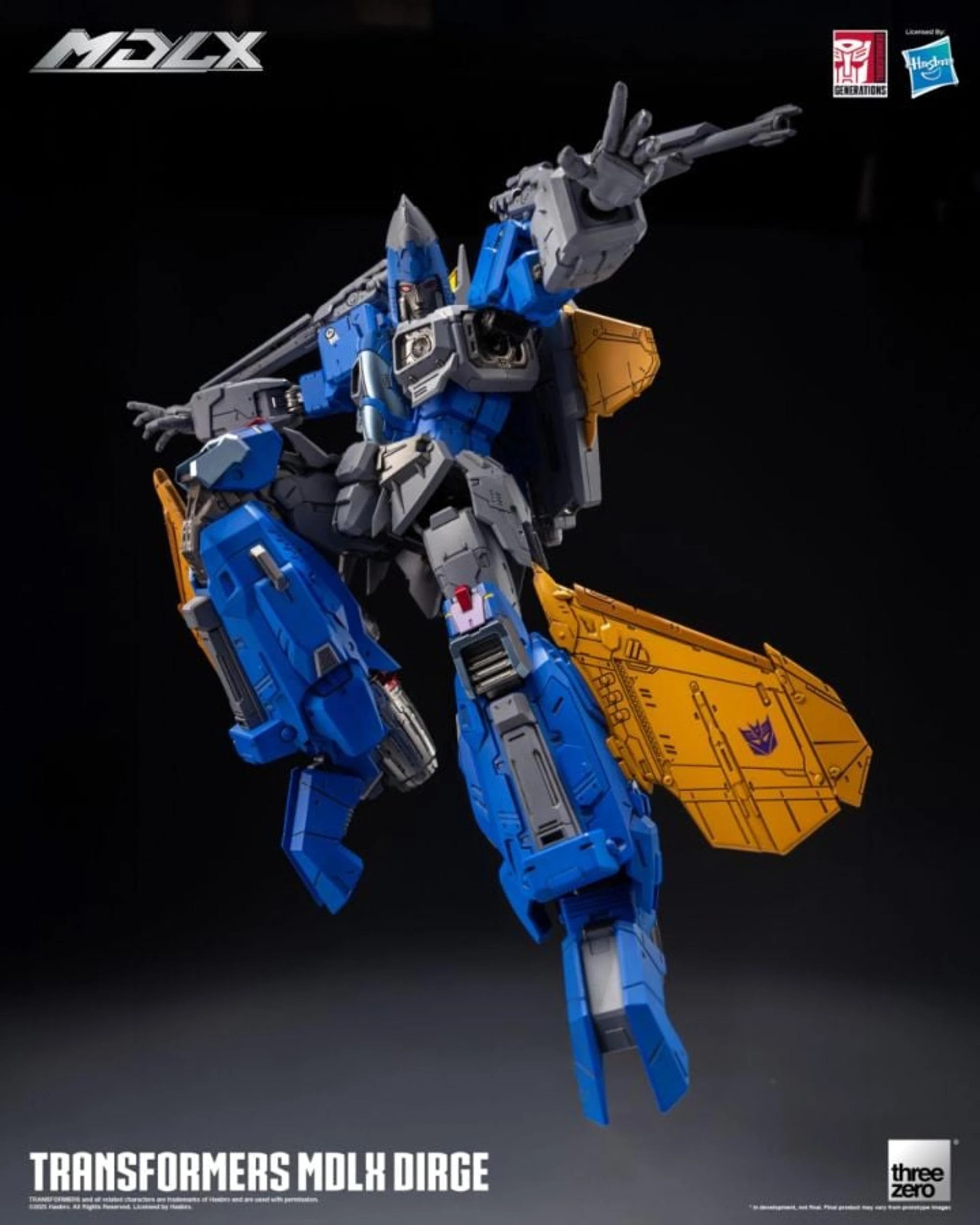6 Threezero Transformers Dirge MDLX Collectable Action Figure, 6 of 9