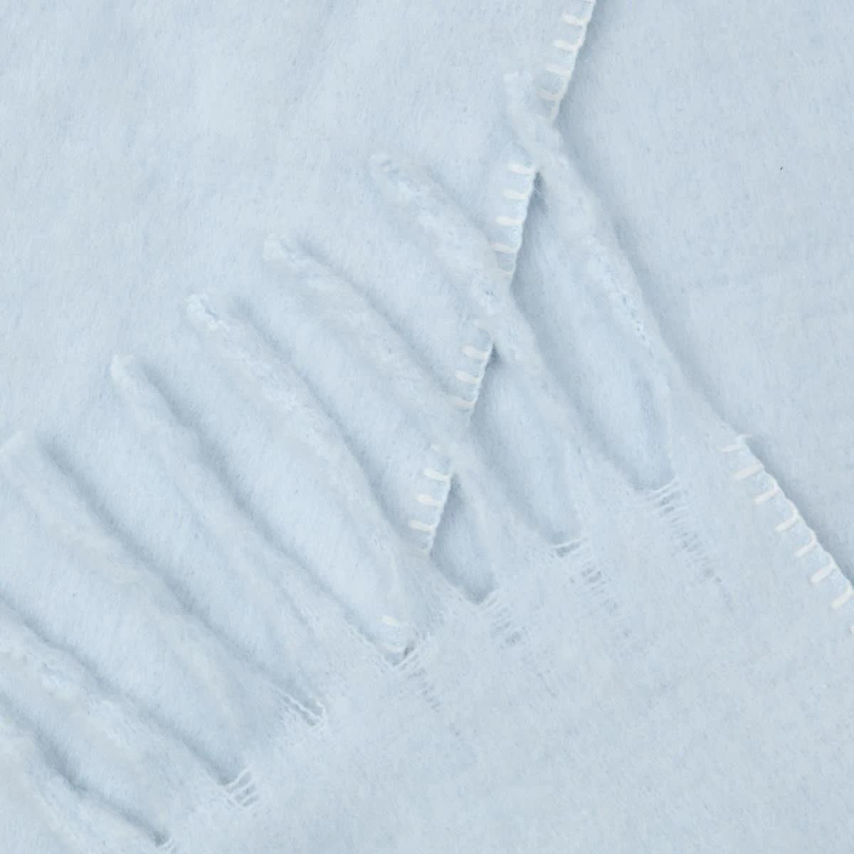2 Blanket Stitch Scarf Blu Skyway, 2 of 6
