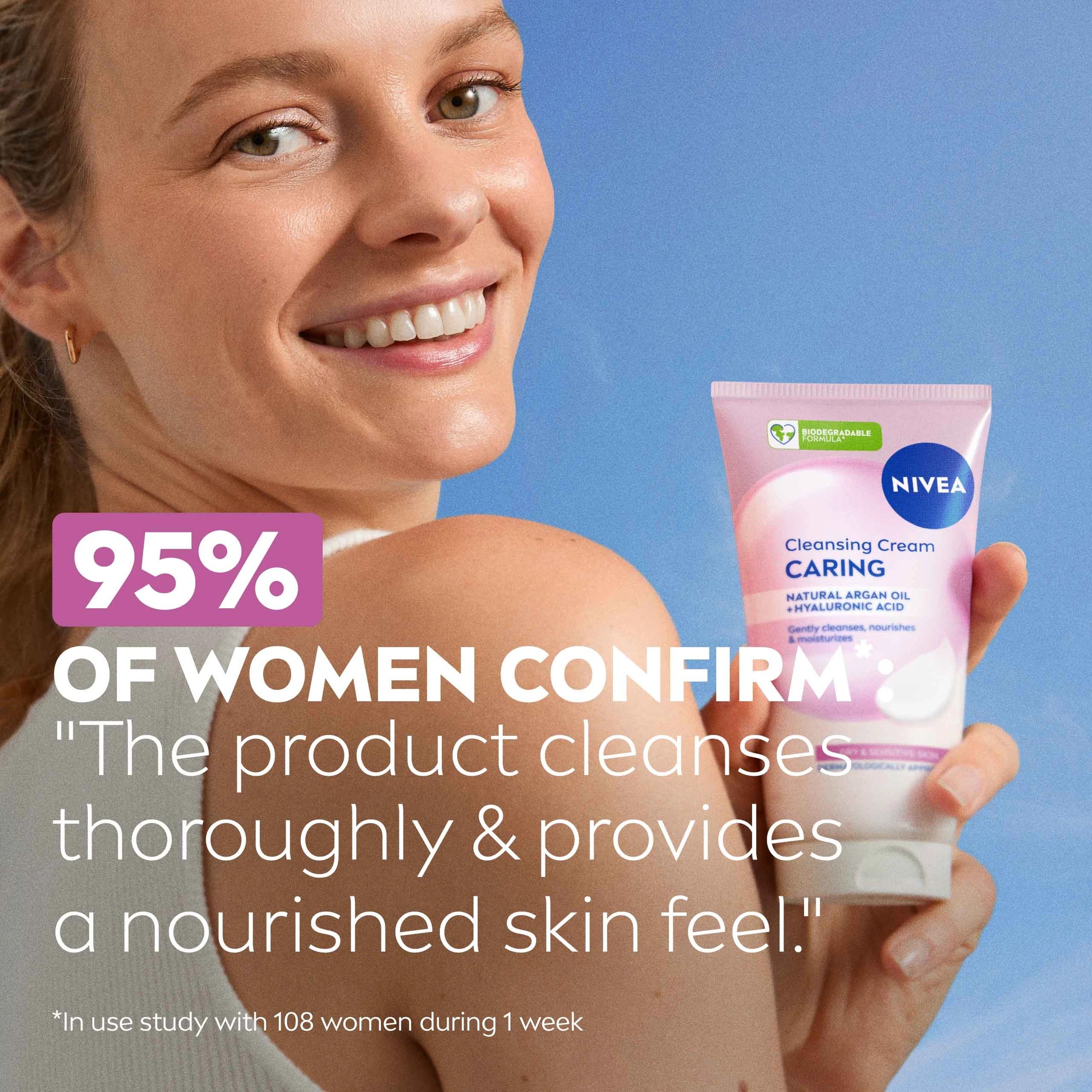 7 Nivea Gentle Cleansing Cream Wash 150ml - Almond Oil and Hydramine, 7 of 10