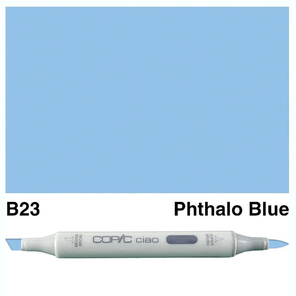 3 Copic Ciao Dual Nib Marker B23 Phthalo Blue, 3 of 3