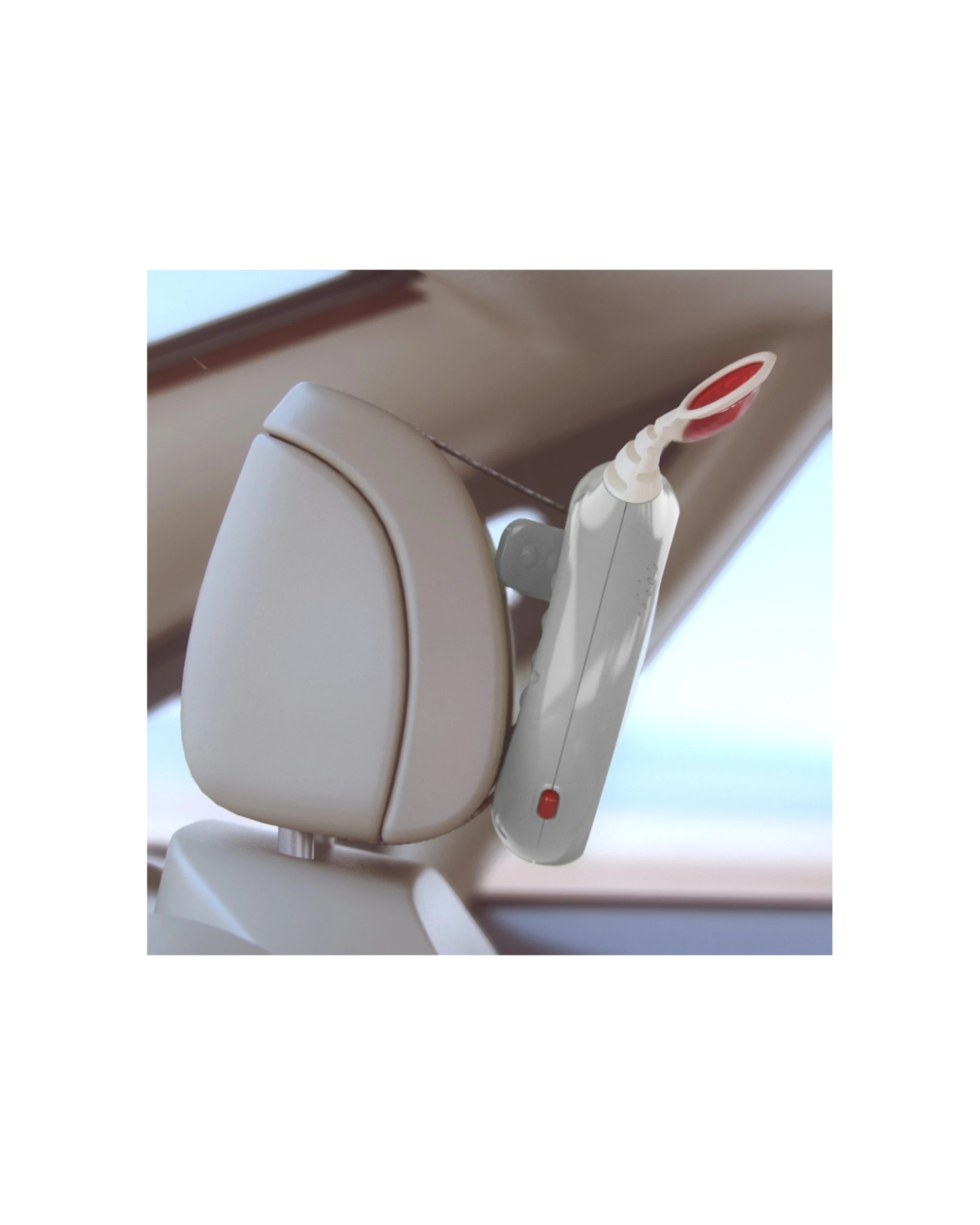 3 Benbat Oly Active Baby Car Mirror With Remote Lights Music White Noise - Beige, 3 of 7