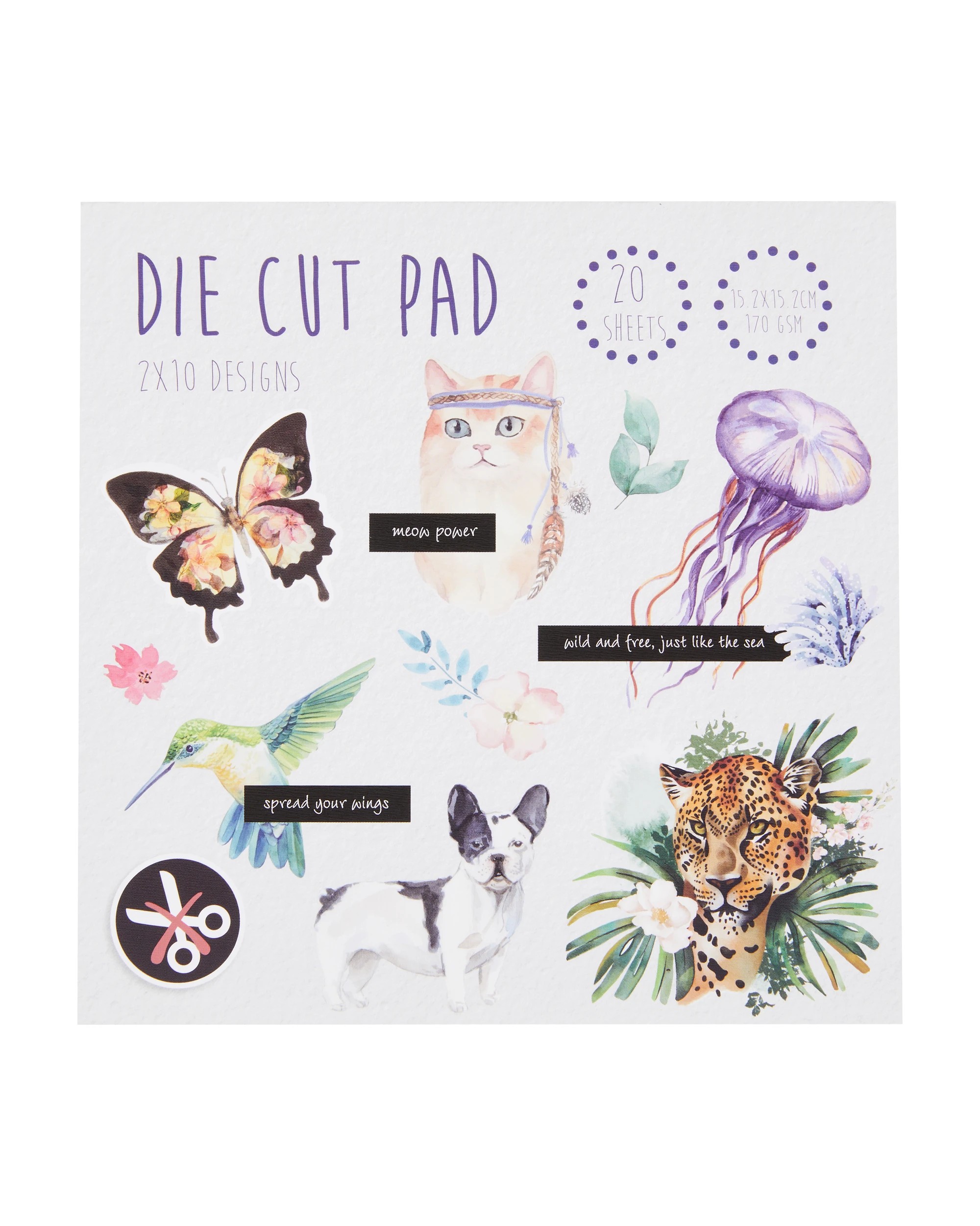 1 2 Pack Die Cut Pads, 1 of 7