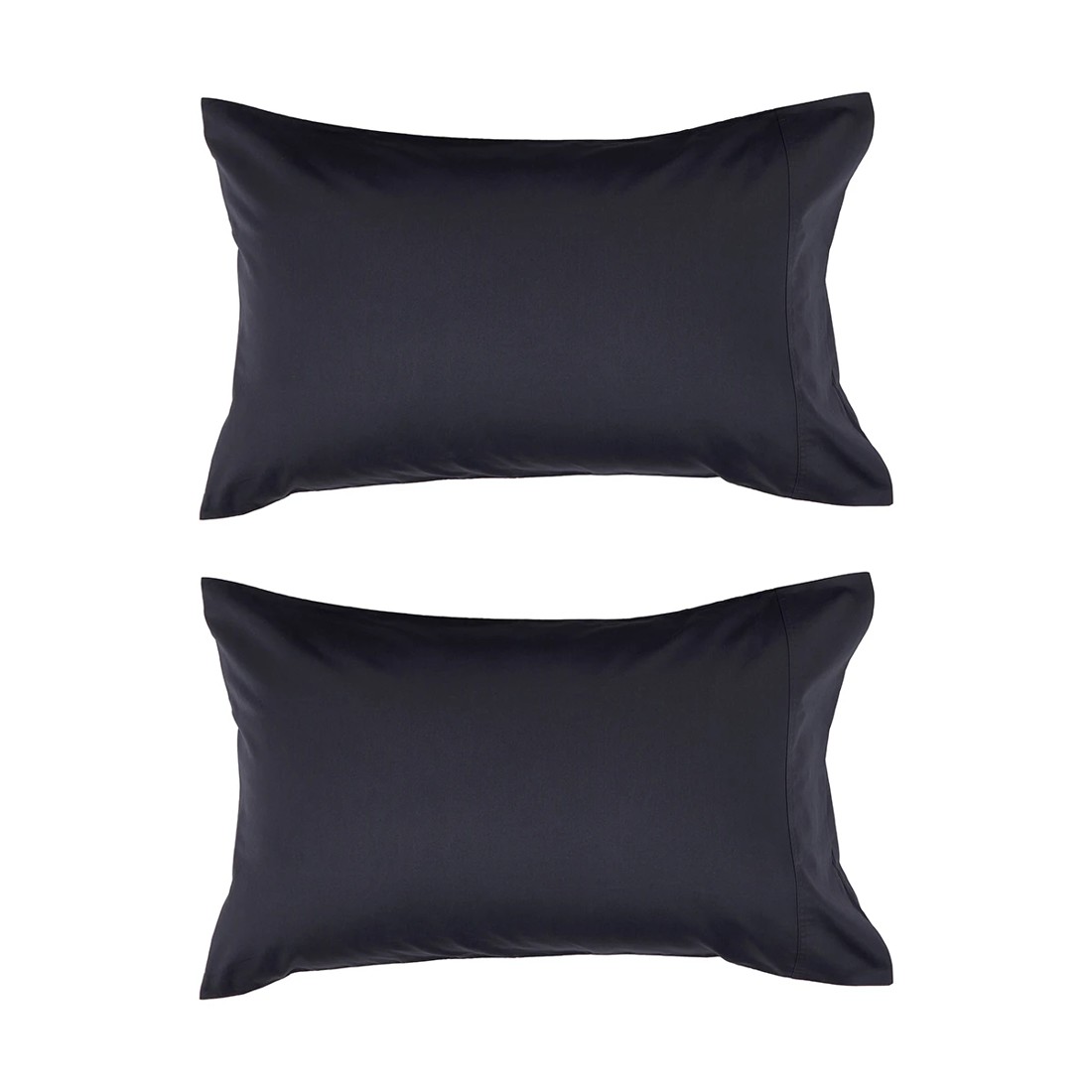 1 2 Pack 500 Thread Count Australian Grown Cotton Standard Pillowcases - Anthracite, 1 of 5