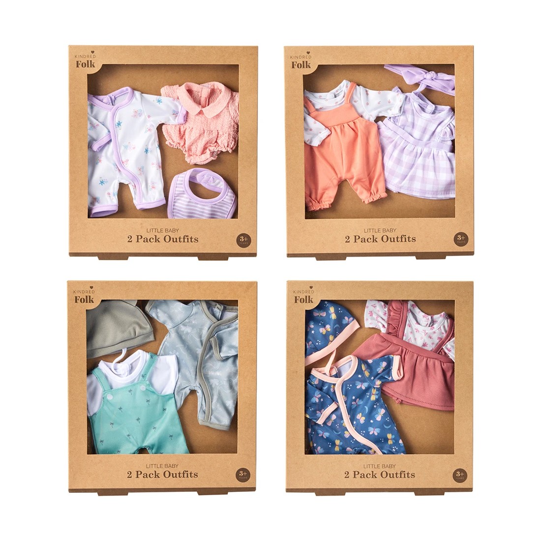 7 2 Pack Kindred Folks Little Baby Outfits - Assorted, 7 of 8