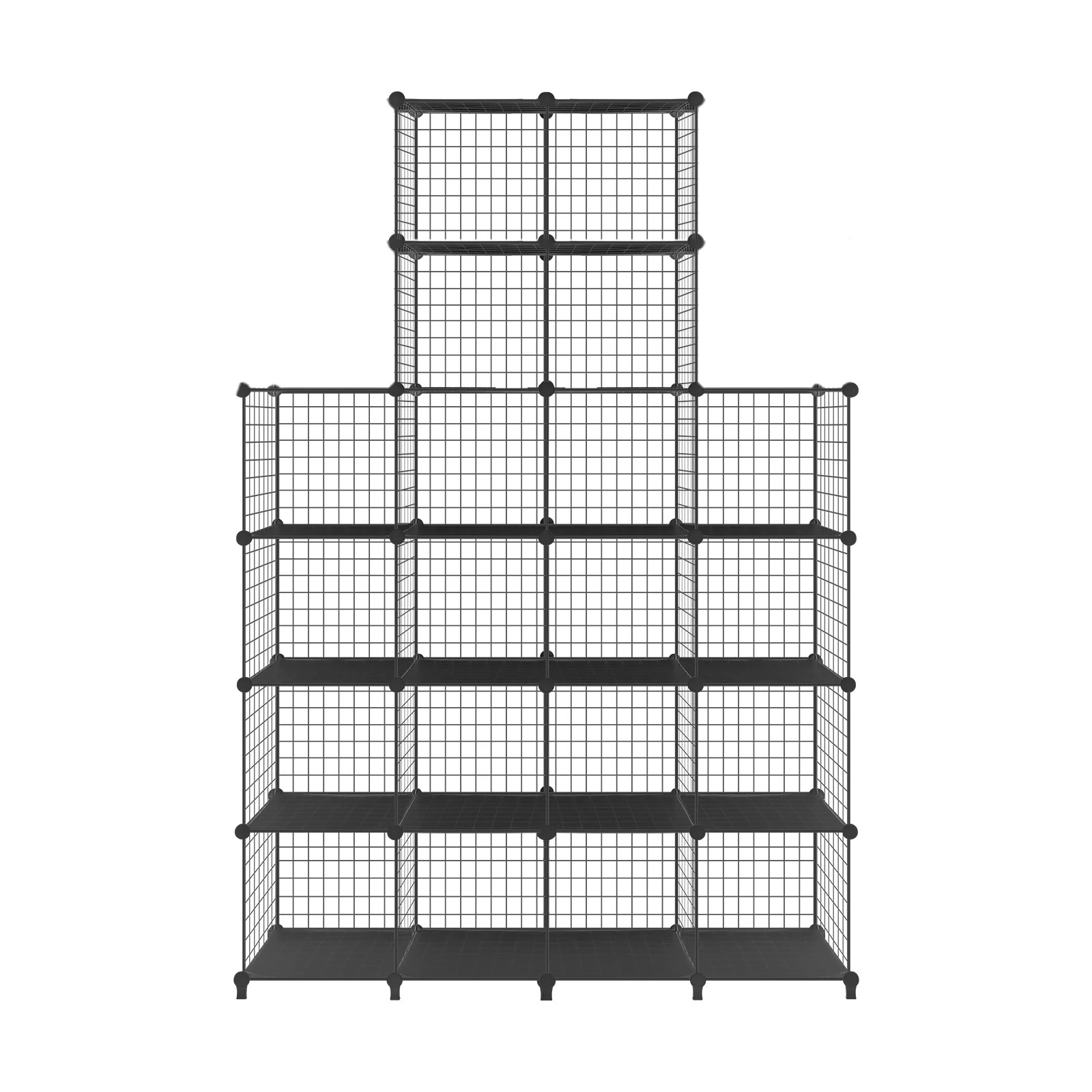4 LUXSUITE 20 Cube Storage Organizer Ball Rack, 4 of 5