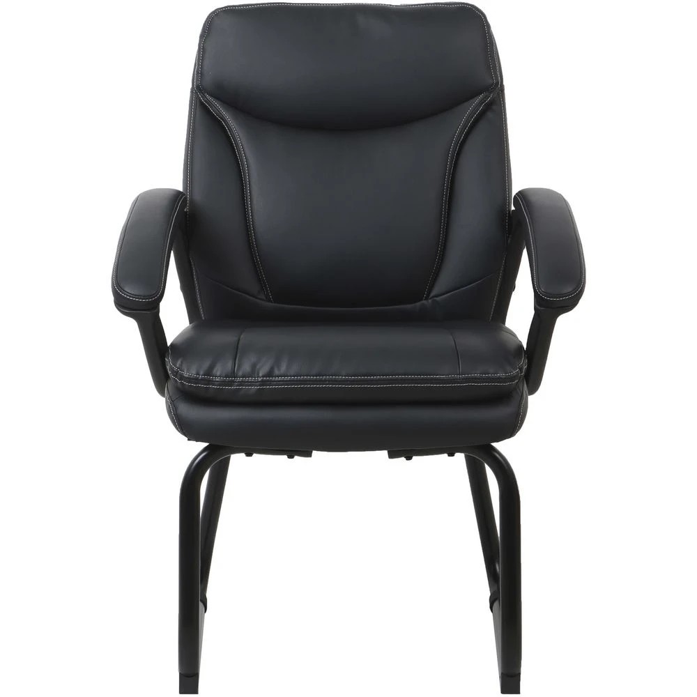 4 J.Burrows Hilton Visitor Chair Sled Base Black Visitor Chairs and Stools, 4 of 10