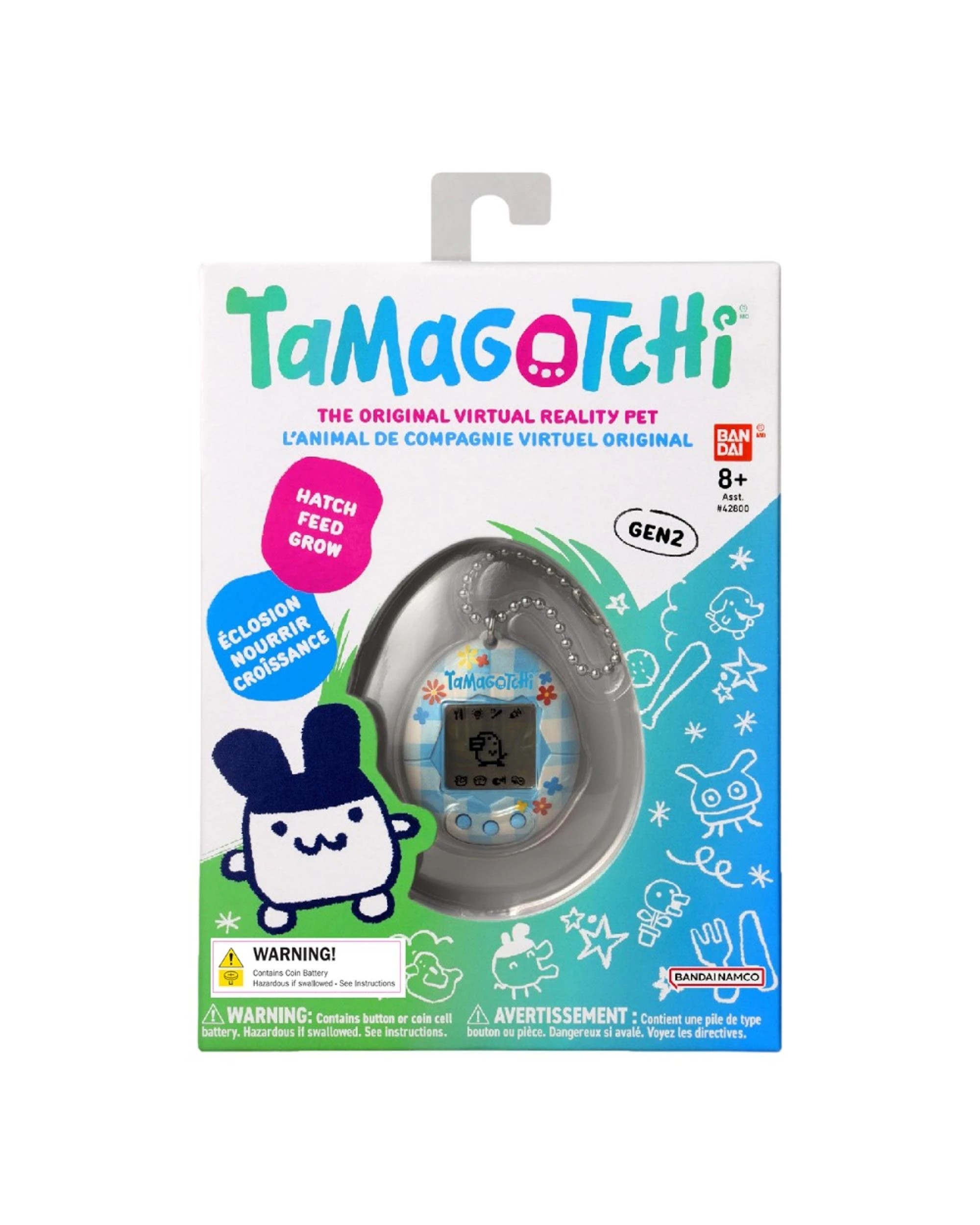1 Tamagotchi Original Gen 2 - Flower Gingham, 1 of 4
