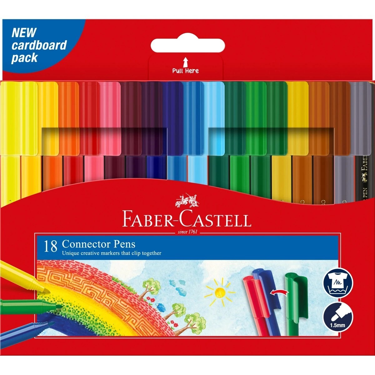 1 18 Pack Faber-Castell Connector Pens, 1 of 4