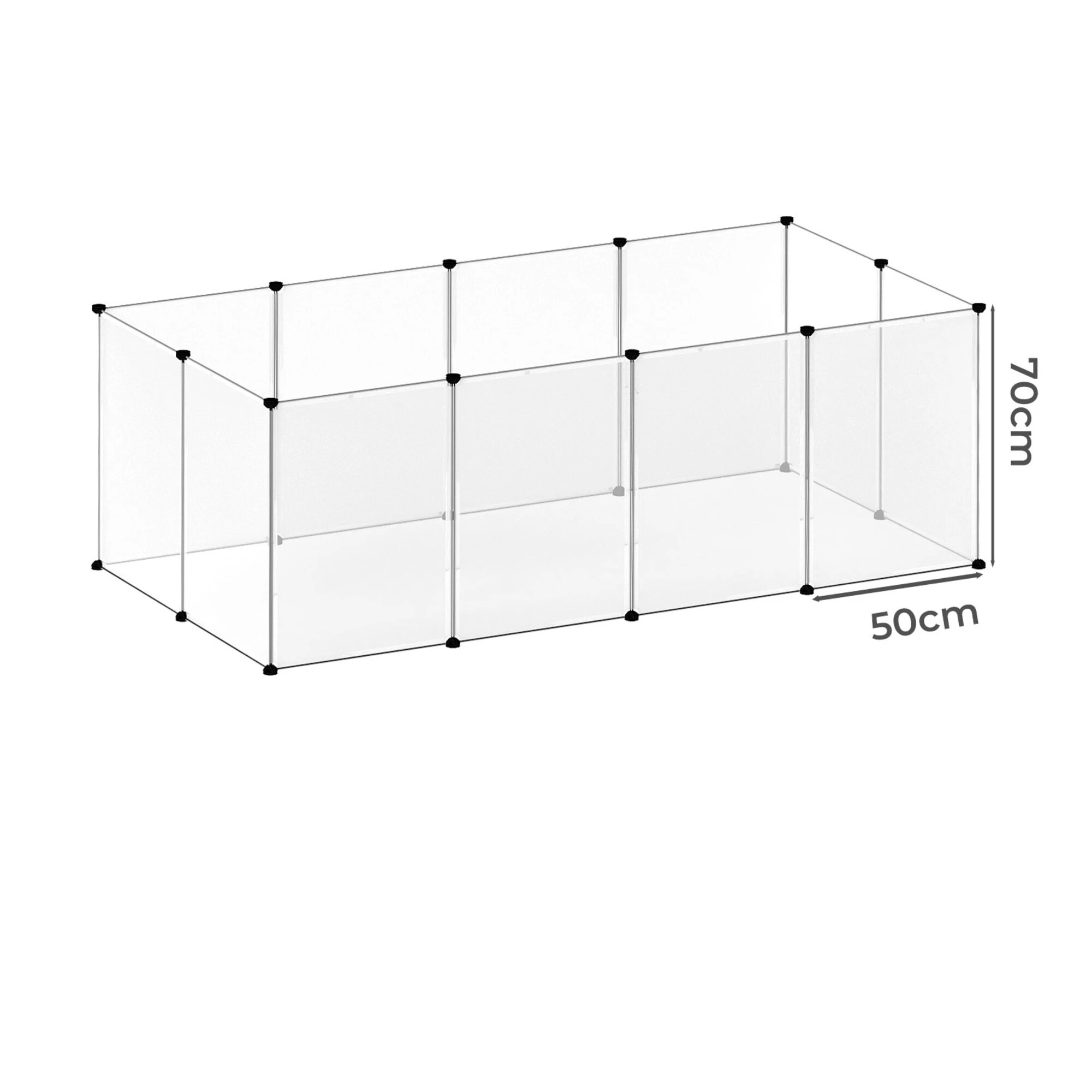 3 Pawz Pet Playpen Portable Plastic Small Animal Pen, 3 of 9