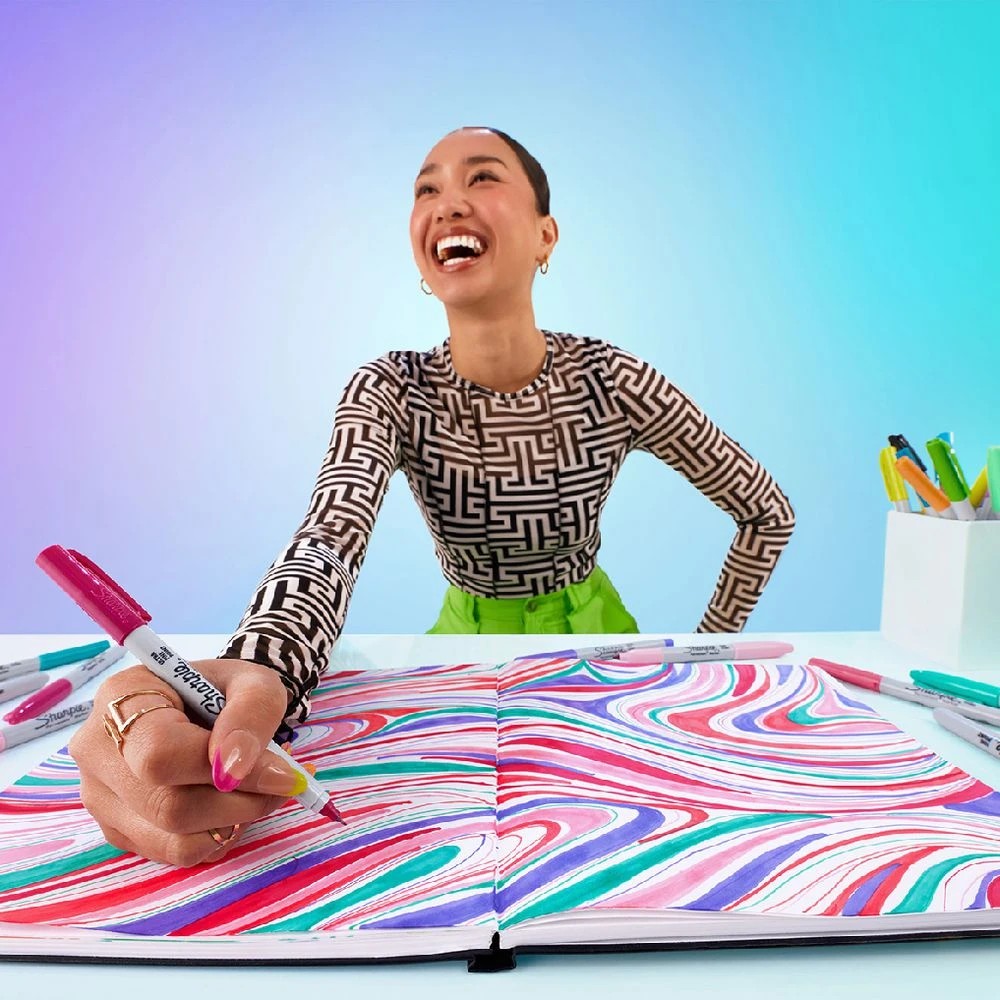 5 Sharpie Fine Permanent Markers Glam Pop 34 Pack, 5 of 7