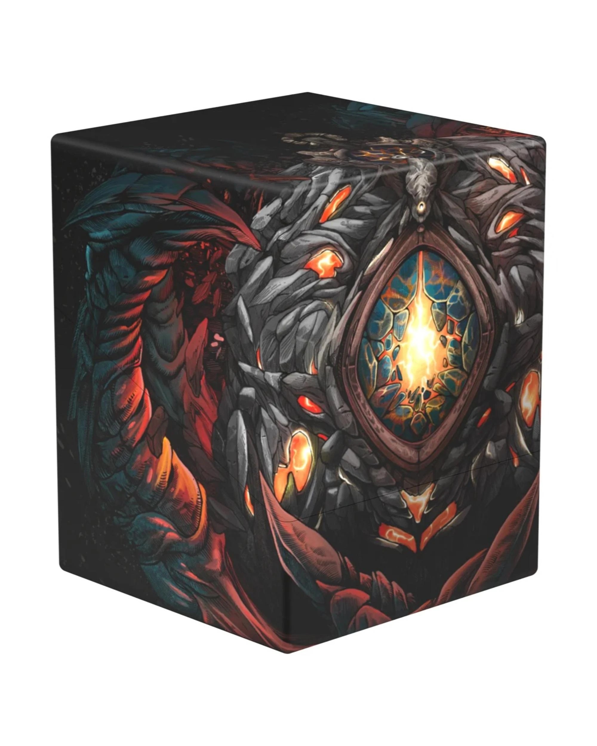 2 Ultimate Guard RTE Boulder 100+ Magic The Gathering Tarkir Dragonstorm Mox Jasper Deck Box, 2 of 6