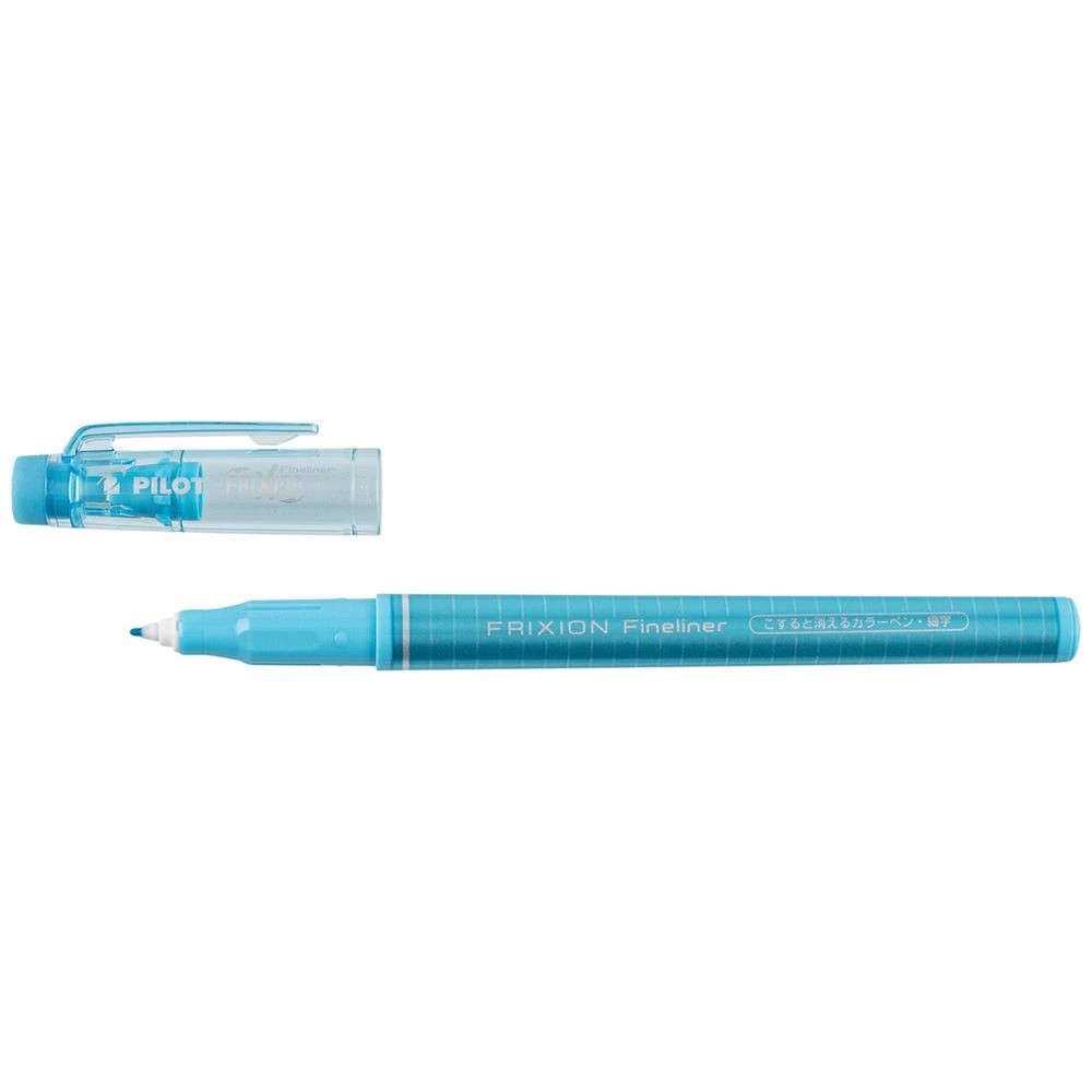 2 PILOT FriXion Fineliner Pen 0.45mm Light Blue, 2 of 6
