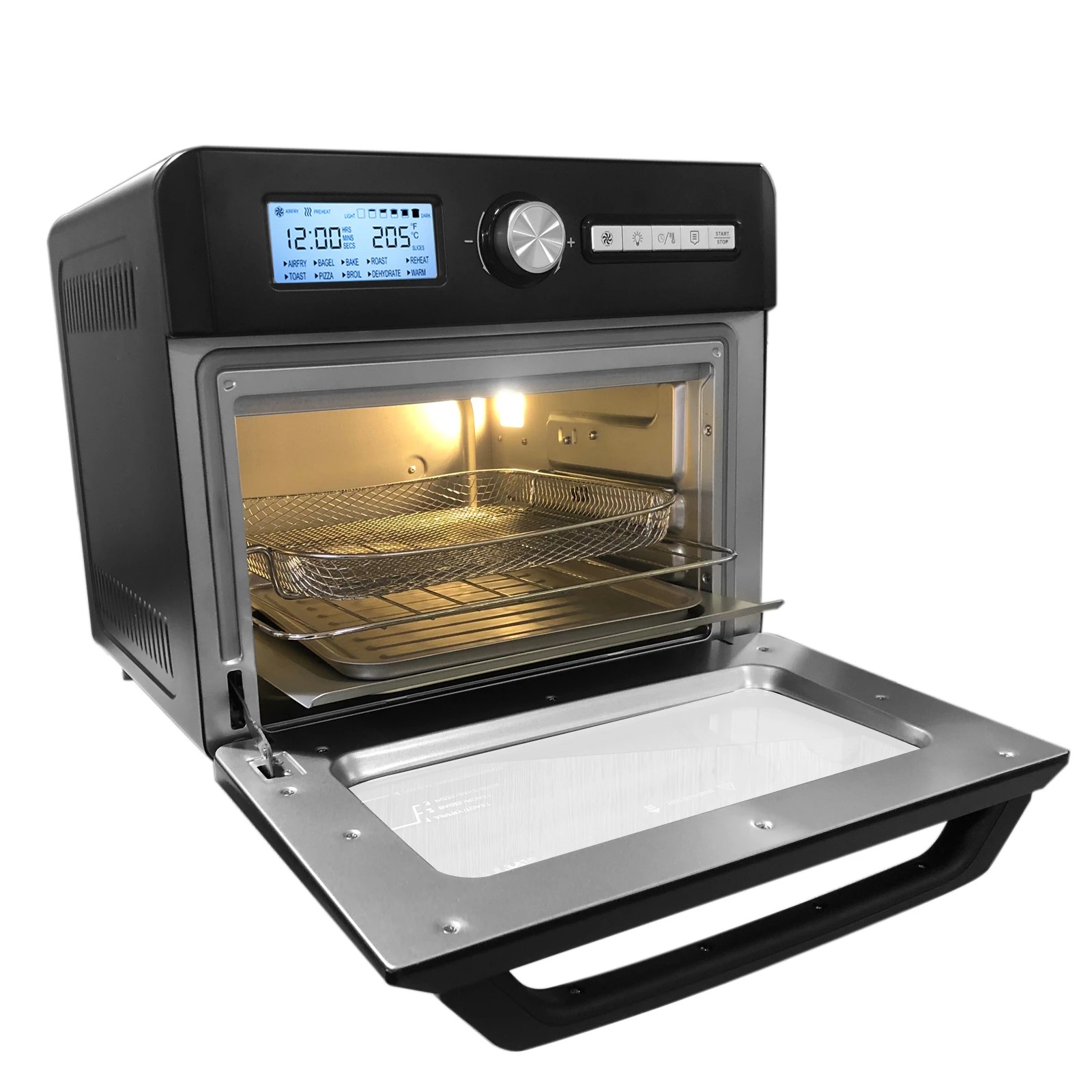 2 TODO 18L Air Fryer Oven Grill 1550W Rotisserie Fan Forced Dehydrator Toaster, 2 of 10