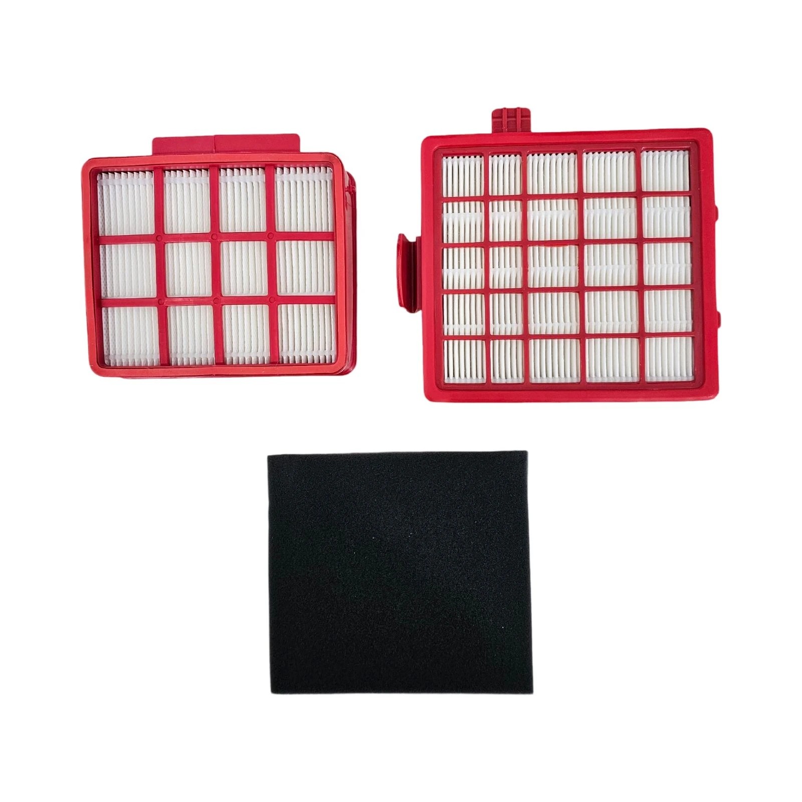 4 Cleanup Filter Set For Bagless Hoover & Sauber Smart Vacuum Cleaners - Red, 4 of 7