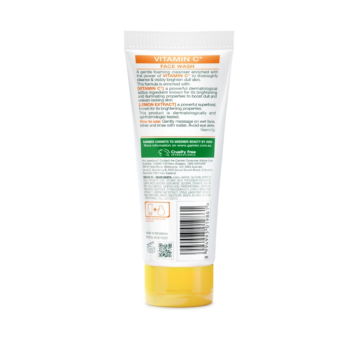 4 Garnier SkinActive Foaming Face Wash 100ml - Vitamin C and Lemon, 4 of 4