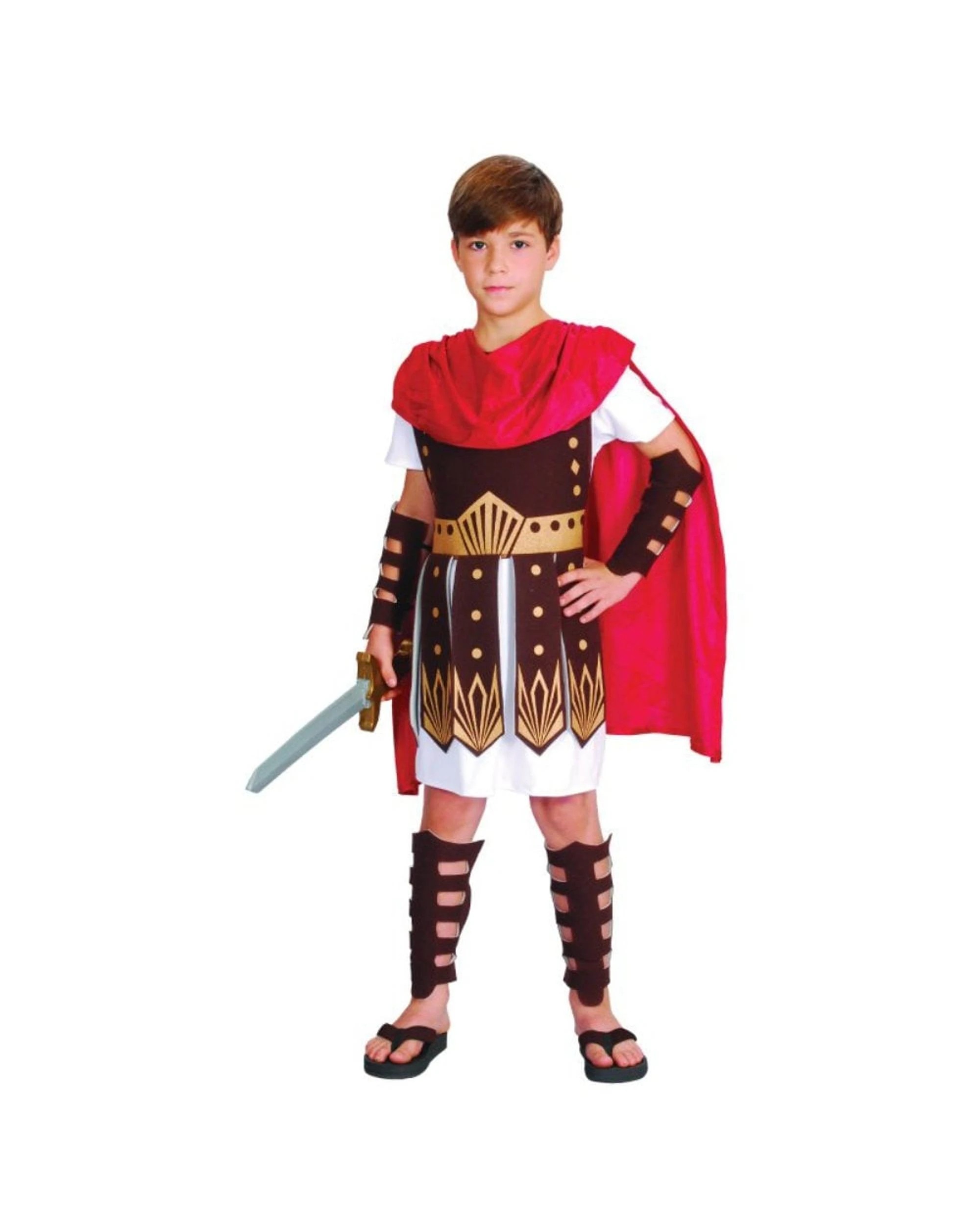 1 Gladiator Costume Size 6-8 Years, 1 of 1