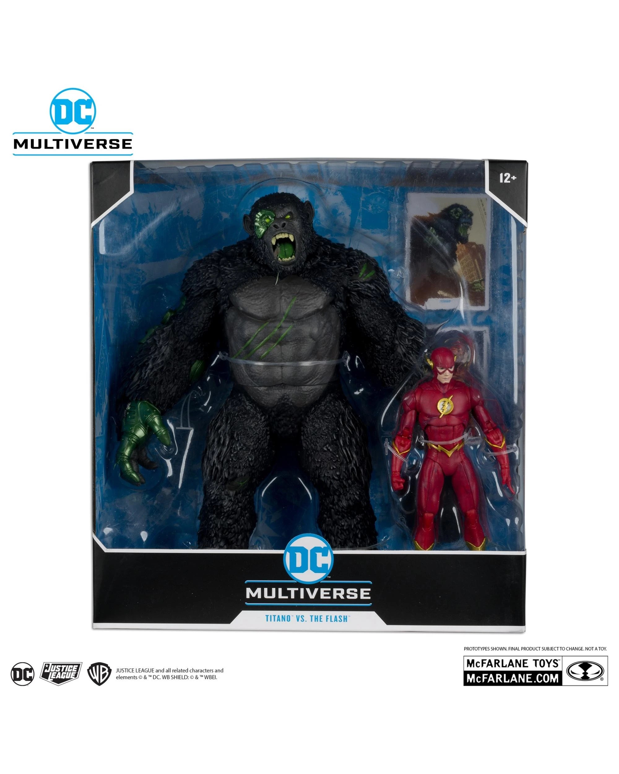 9 DC Multiverse Titano VS The Flash 7 inch Action Figure with Megafig 2 Pack, 9 of 10