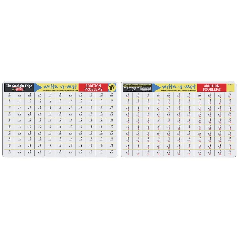 1 Melissa & Doug Write-A-Mat Addition, 1 of 1