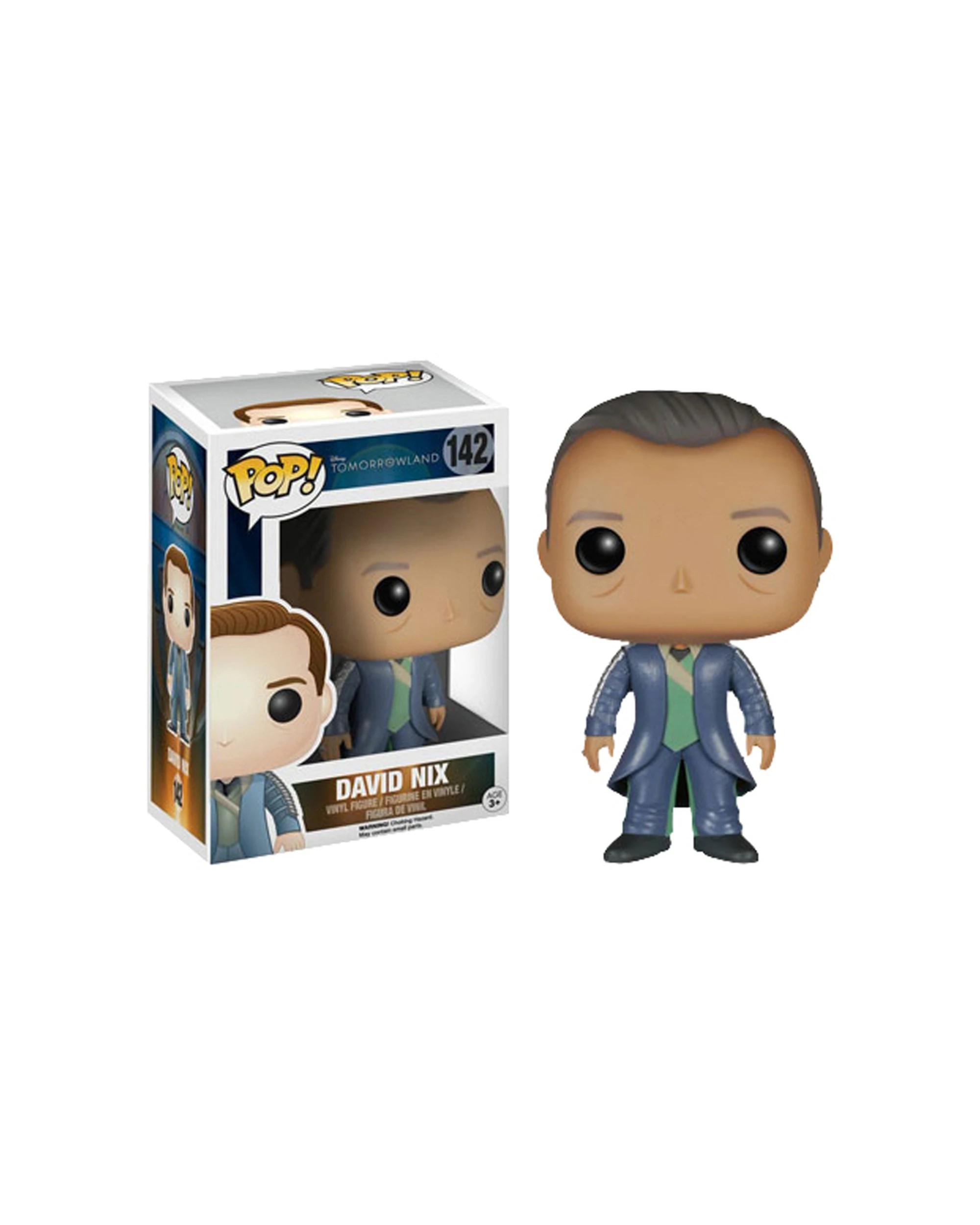 3 Pop Vinyl Figurine Tomorrowland - David Nix 10cm Vinyl Figure Collectible - Blue, 3 of 3