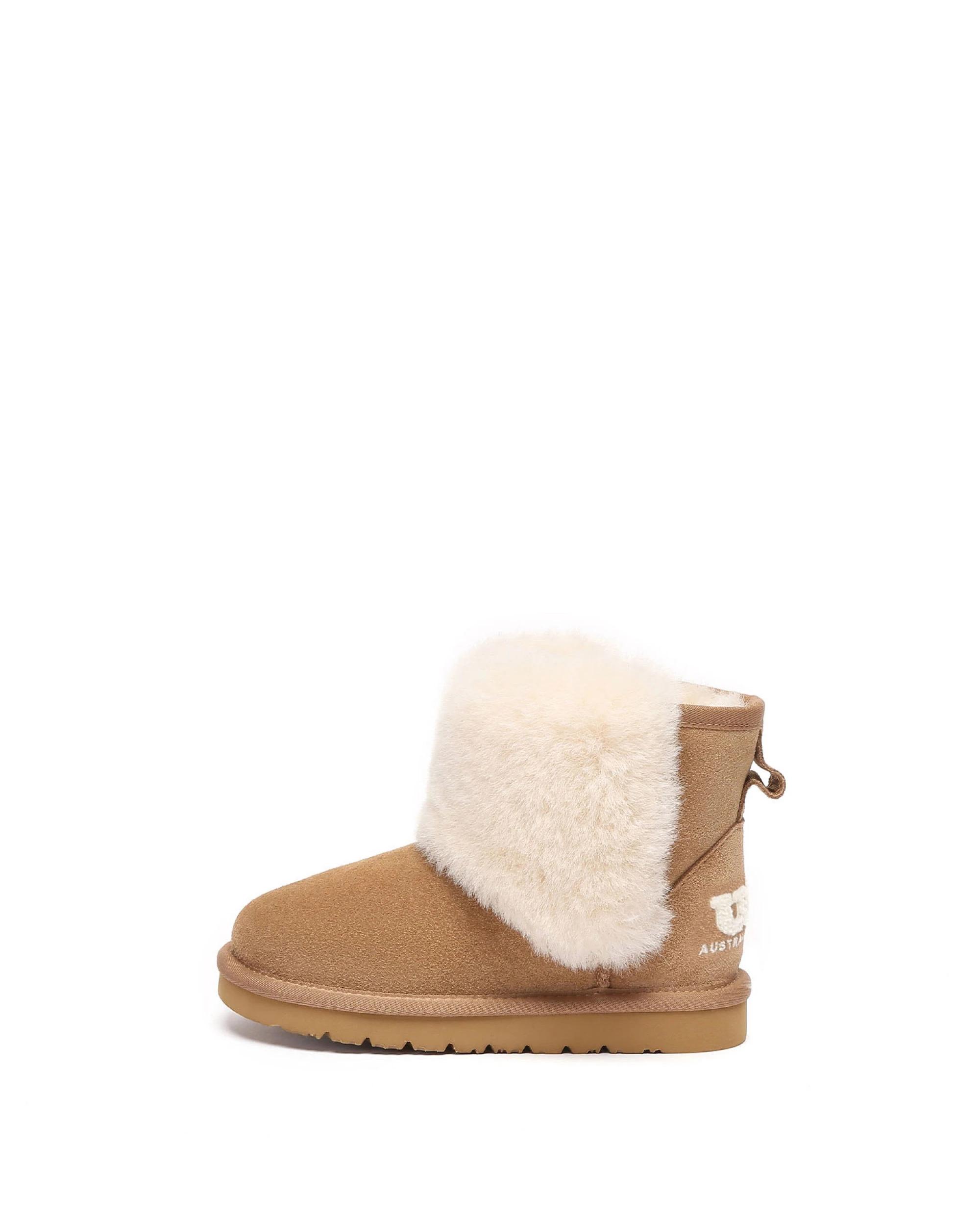 4 Australian Shepherd UGG Kids Bambi Boots CHESTNUT, 4 of 5