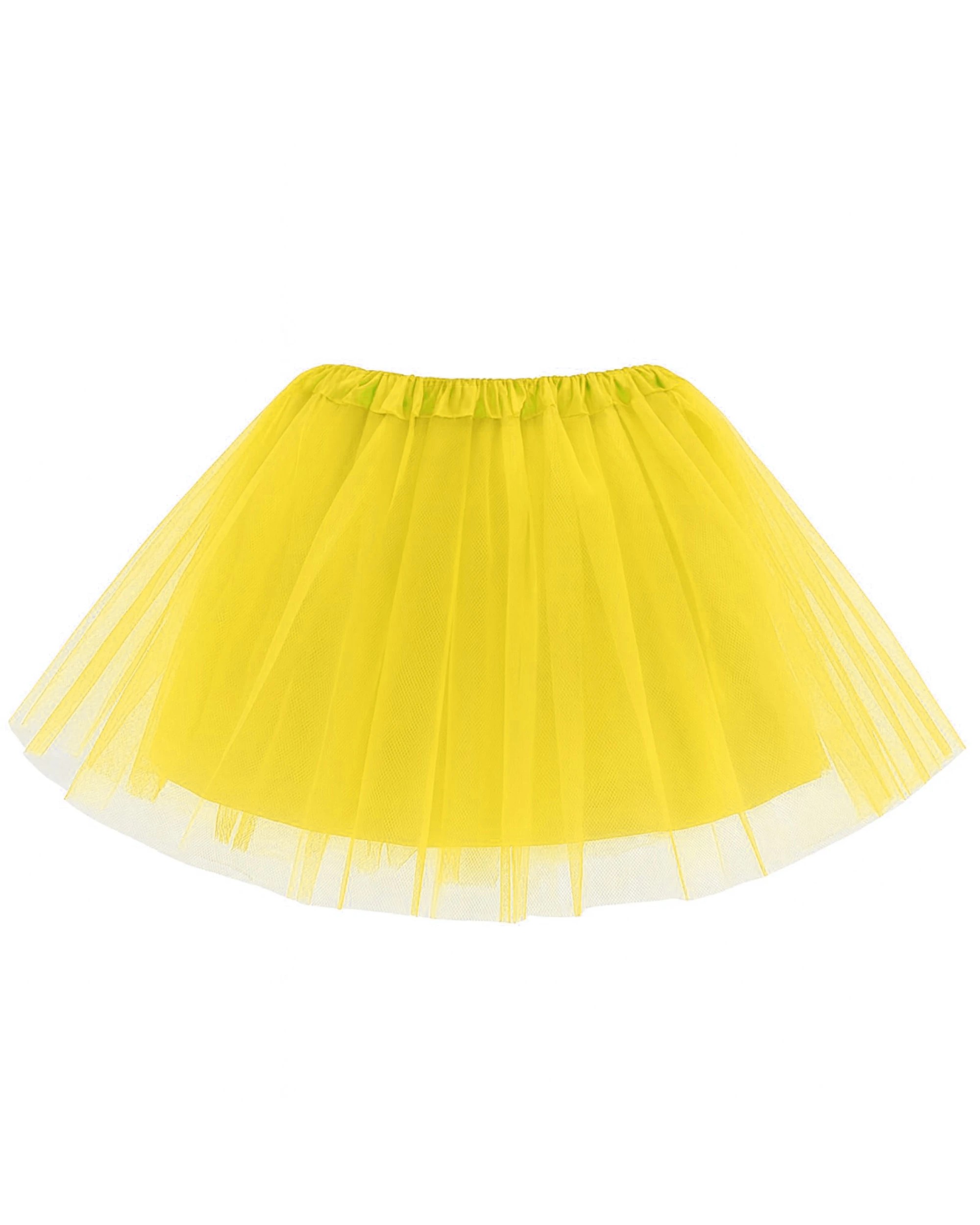 1 Party Planet Adult Tutu - ONE SIZE - Yellow, 1 of 3
