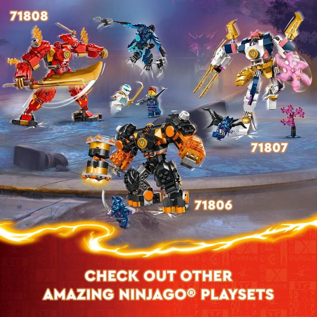 8 LEGO NINJAGO Cole's Elemental Earth Mech 71806, 8 of 11