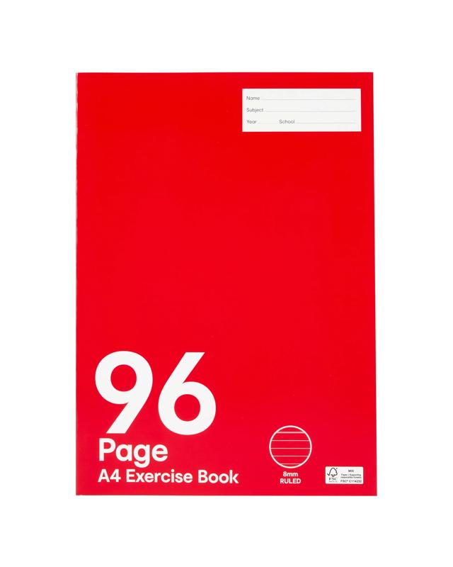 A4 Exercise Book - 96 Pages,