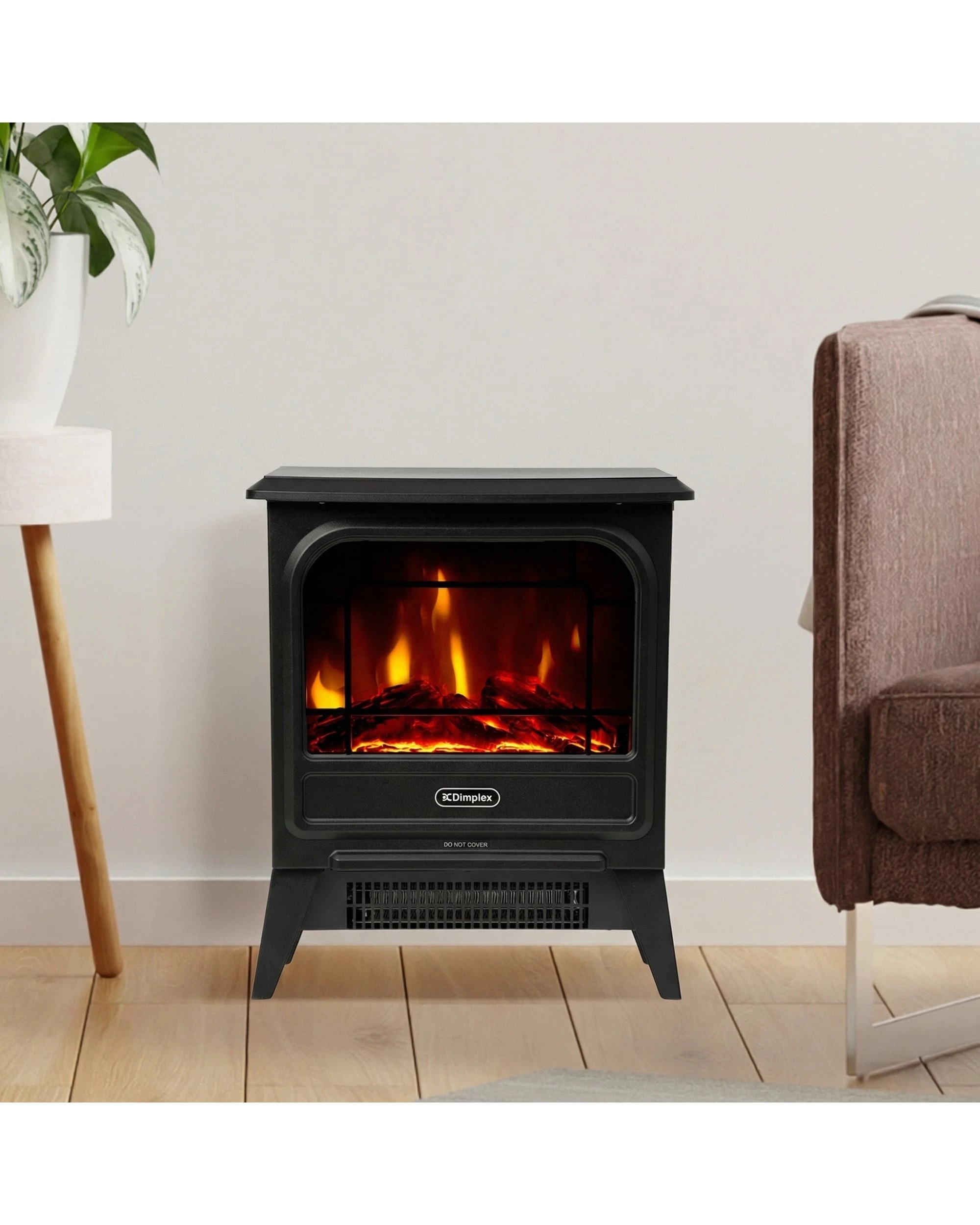 7 Dimplex Mcfstv12 1.2kw Optiflame Led Electric/portable Microstove Fire Heater - Black, 7 of 8