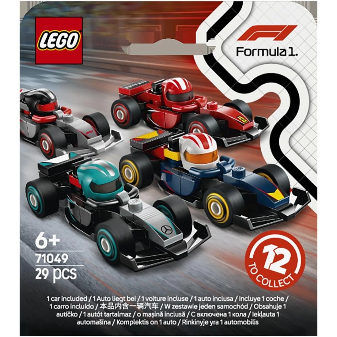 1 LEGO F1 Collectible Race Cars 71049, 1 of 11