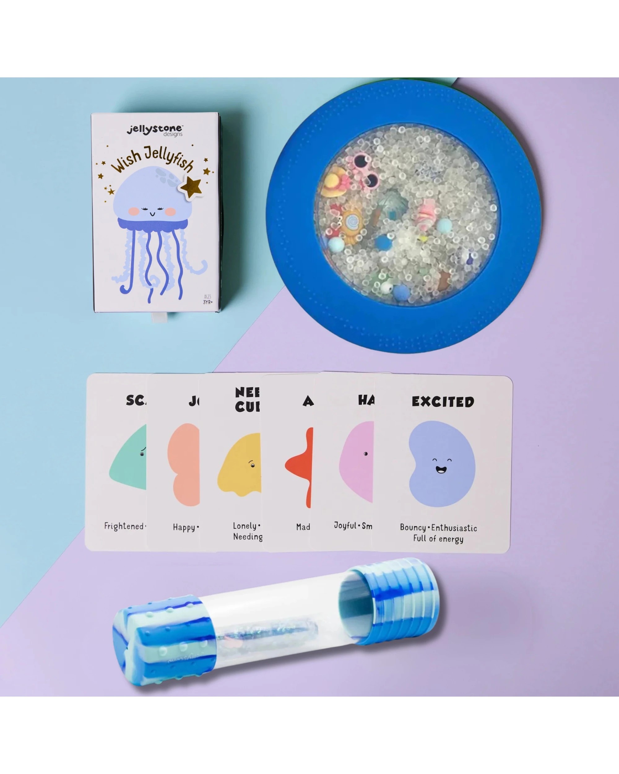 2 Jellystone Designs Big Feelings Play Kit Under the Sea with Suitcase Sensory Toy - Blue, 2 of 4