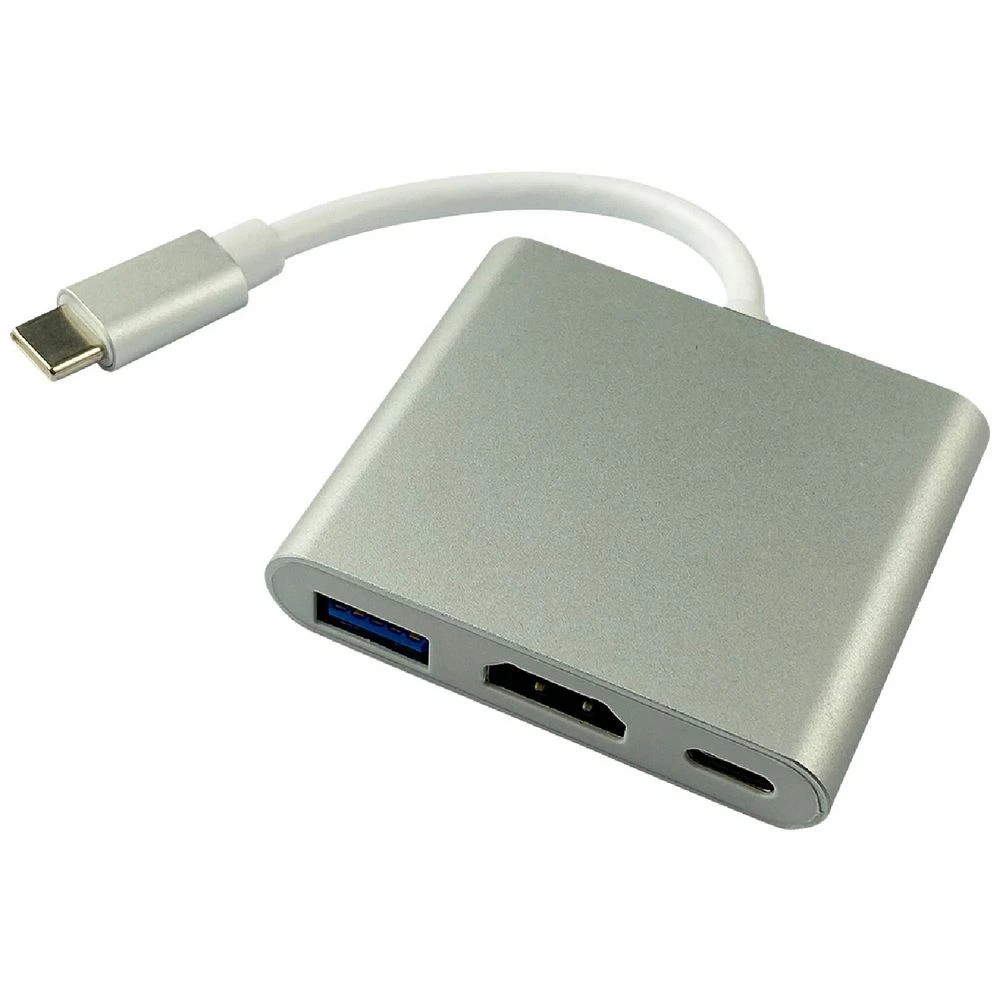 1 Keji 3-in-1 Multiport USB-C Adapter, 1 of 5