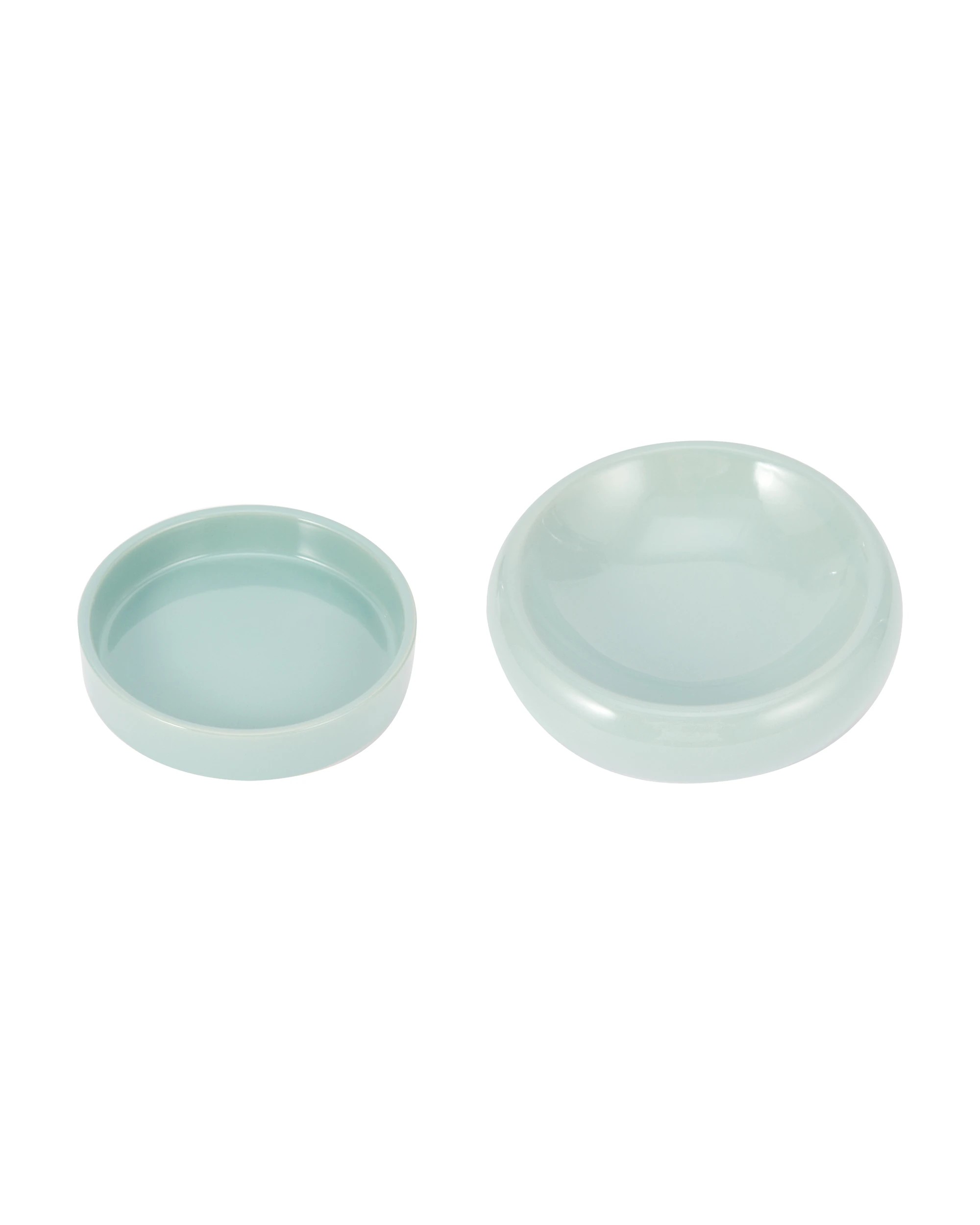 2 2 Pack Ceramic Feed Set - Green, 2 of 6