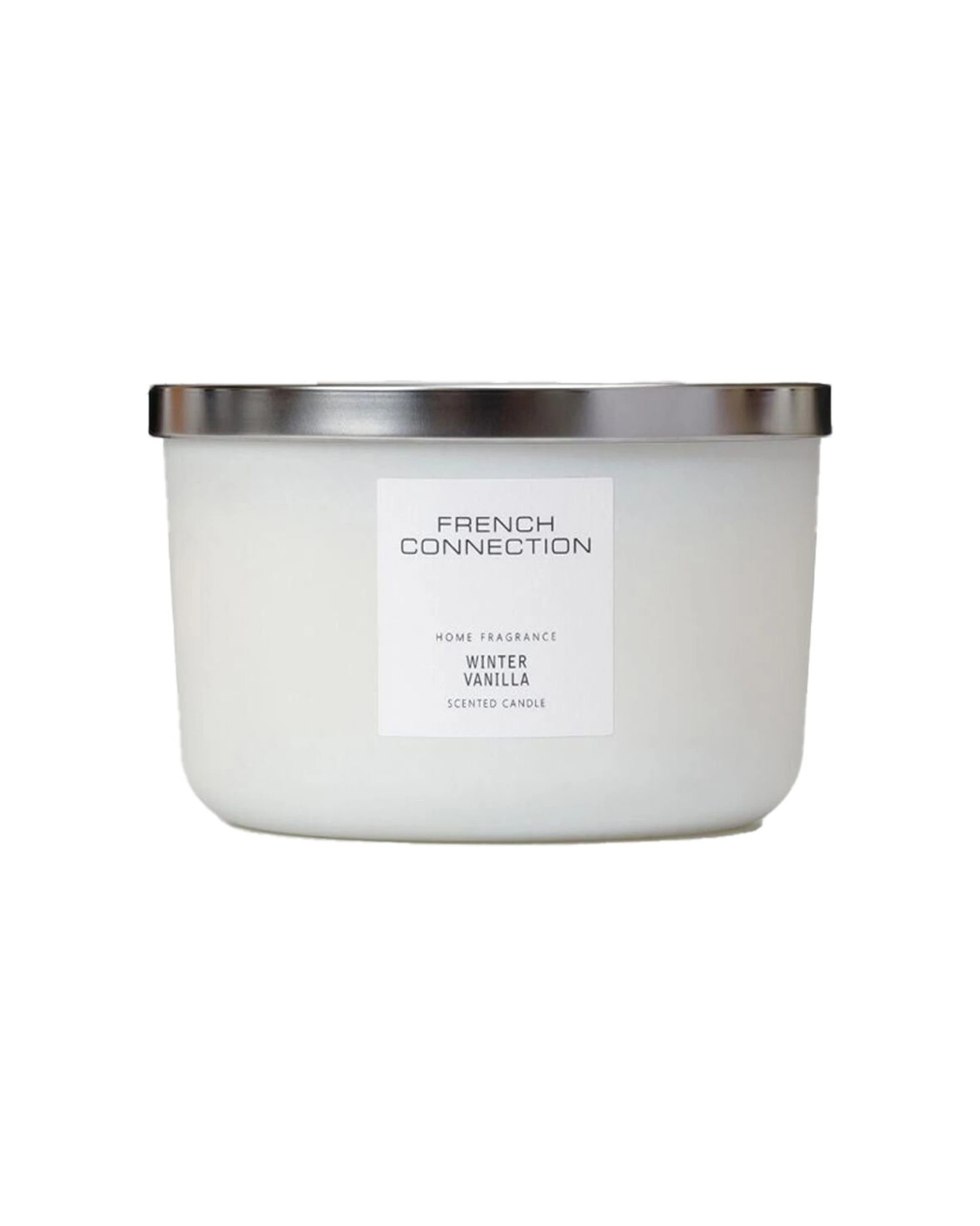 1 French Connection Winter Vanilla 3 Wick 33hr Large Candle 431g - White, 1 of 3