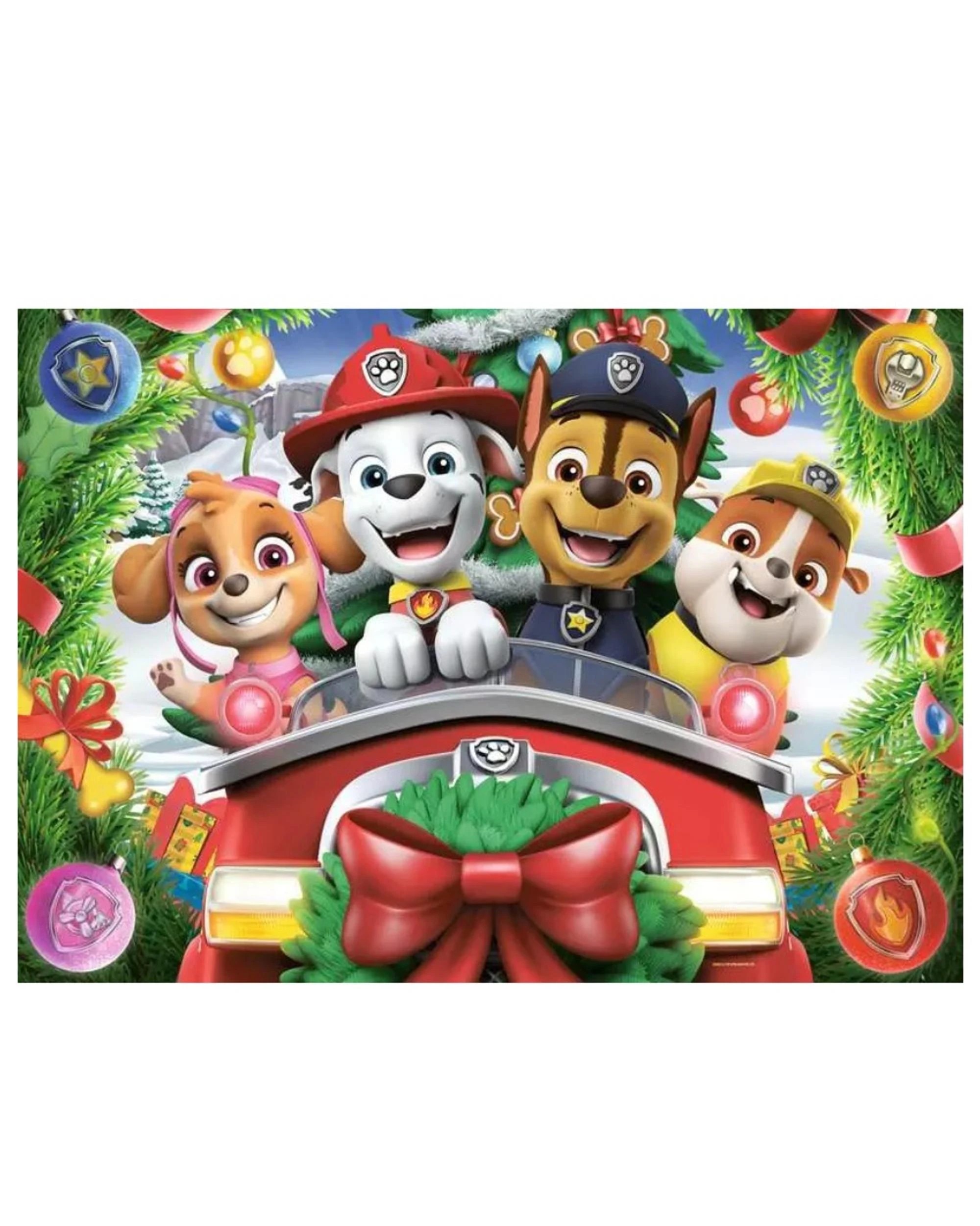2 Ravensburger Paw Patrol Christmas 24 Piece Giant Jigsaw Puzzle, 2 of 2
