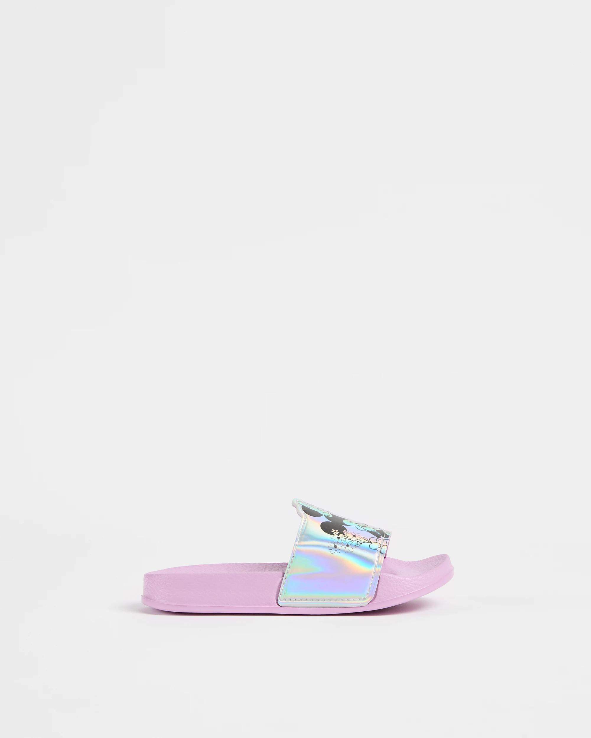 1 Girls Junior Disney Minnie Mouse Slide PINK, 1 of 3