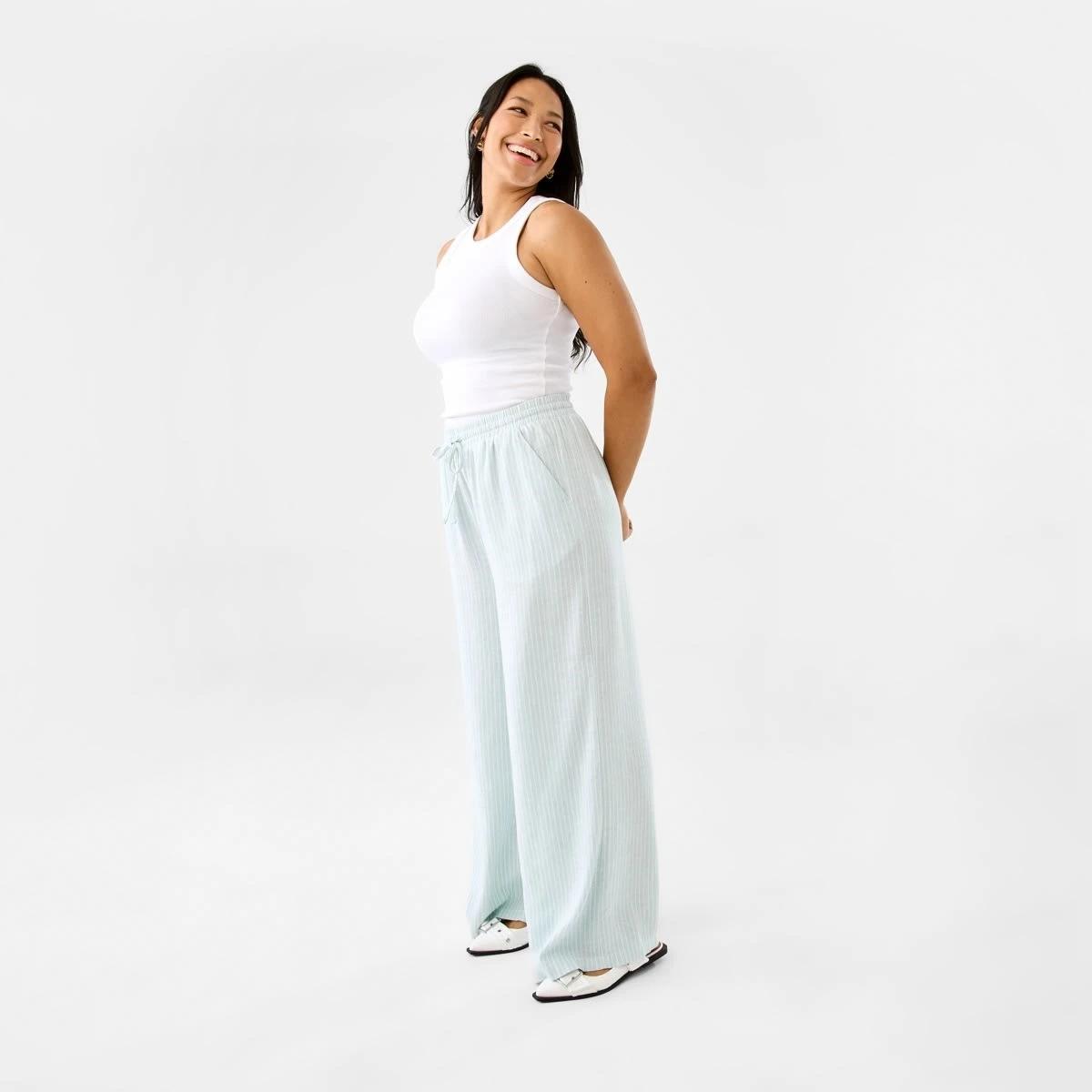 4 Wide Full Length Pants Seafoam St, 4 of 7
