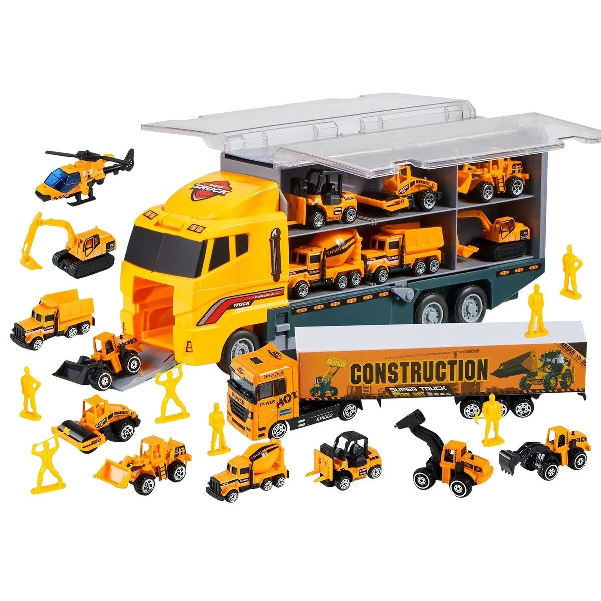 4 AUSWAY Construction Vehicle Mini Engineering Storage Truck Toys, 4 of 5