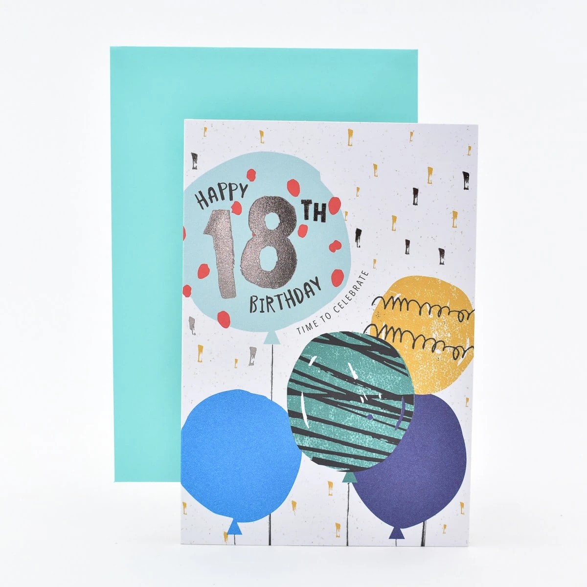 2 Hallmark 18th Birthday Card - Balloons, 2 of 3