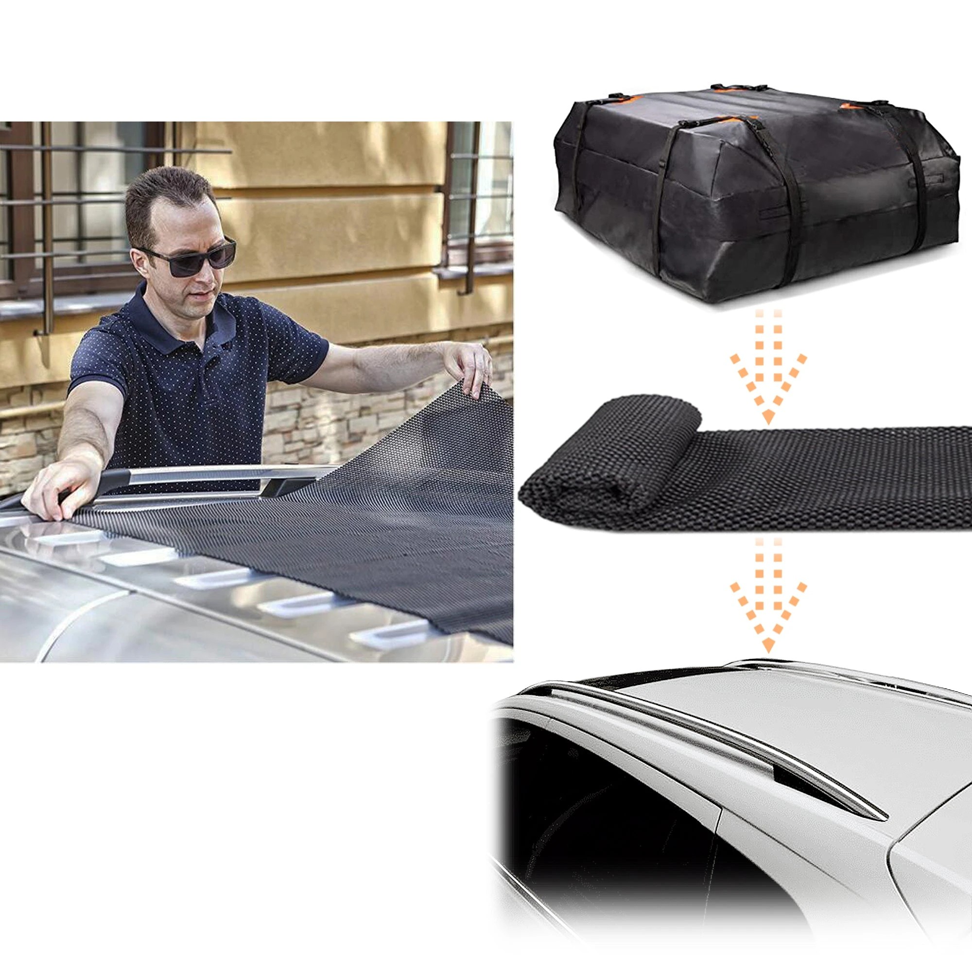 8 Elora 425l Car Roof Carrier 100% Waterproof Roof Top Luggage Bag For Vehicles, 8 of 10