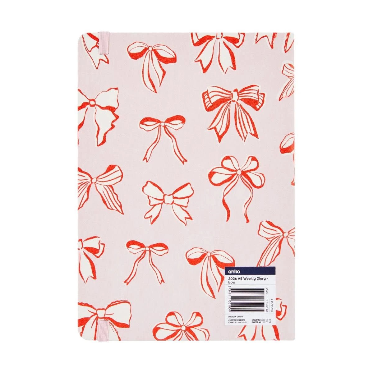 8 2026 A5 Weekly Diary - Bow, 8 of 8