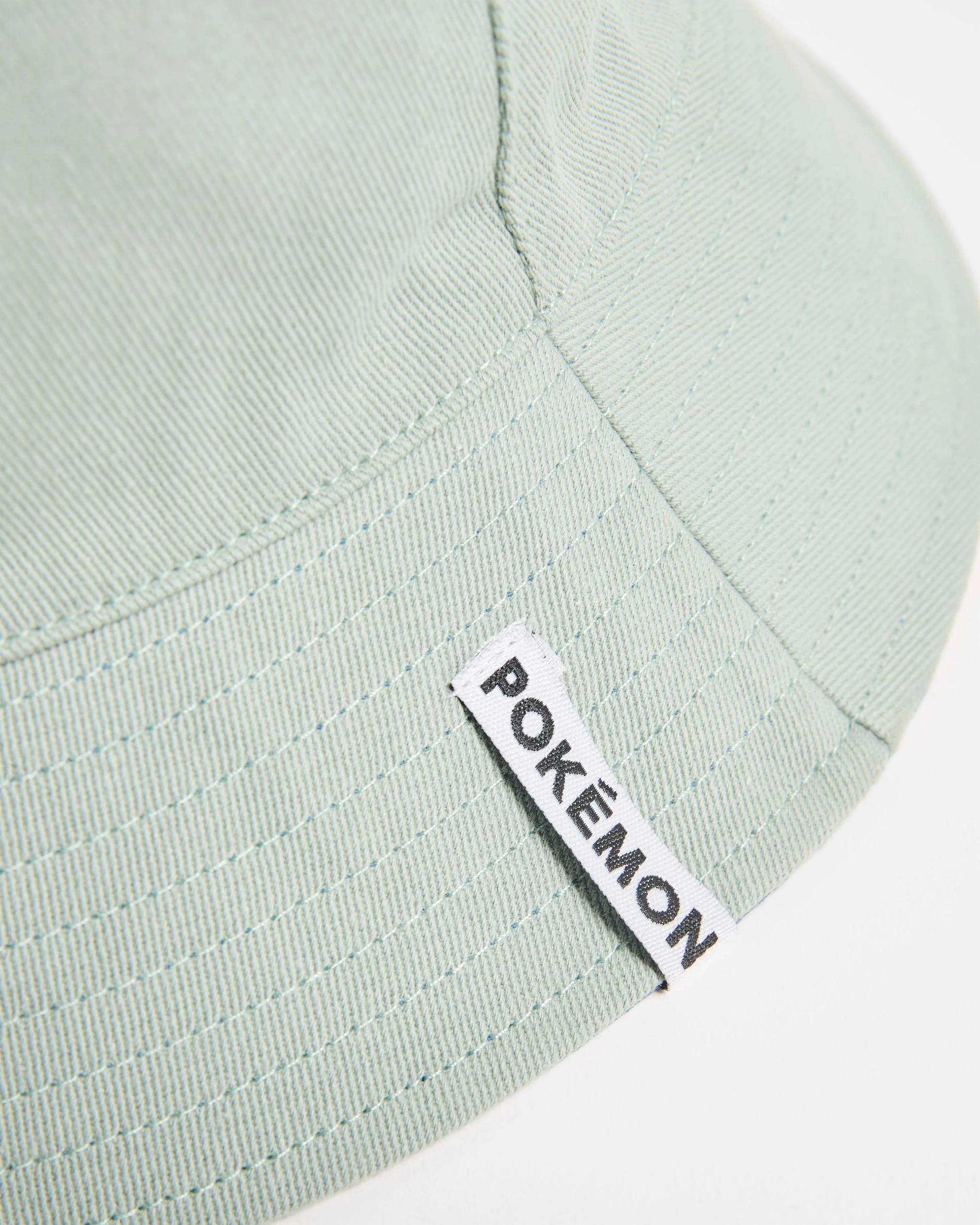 4 Licensed Pokemon Poke Ball Cotton Bucket Hat KHAKI, 4 of 4