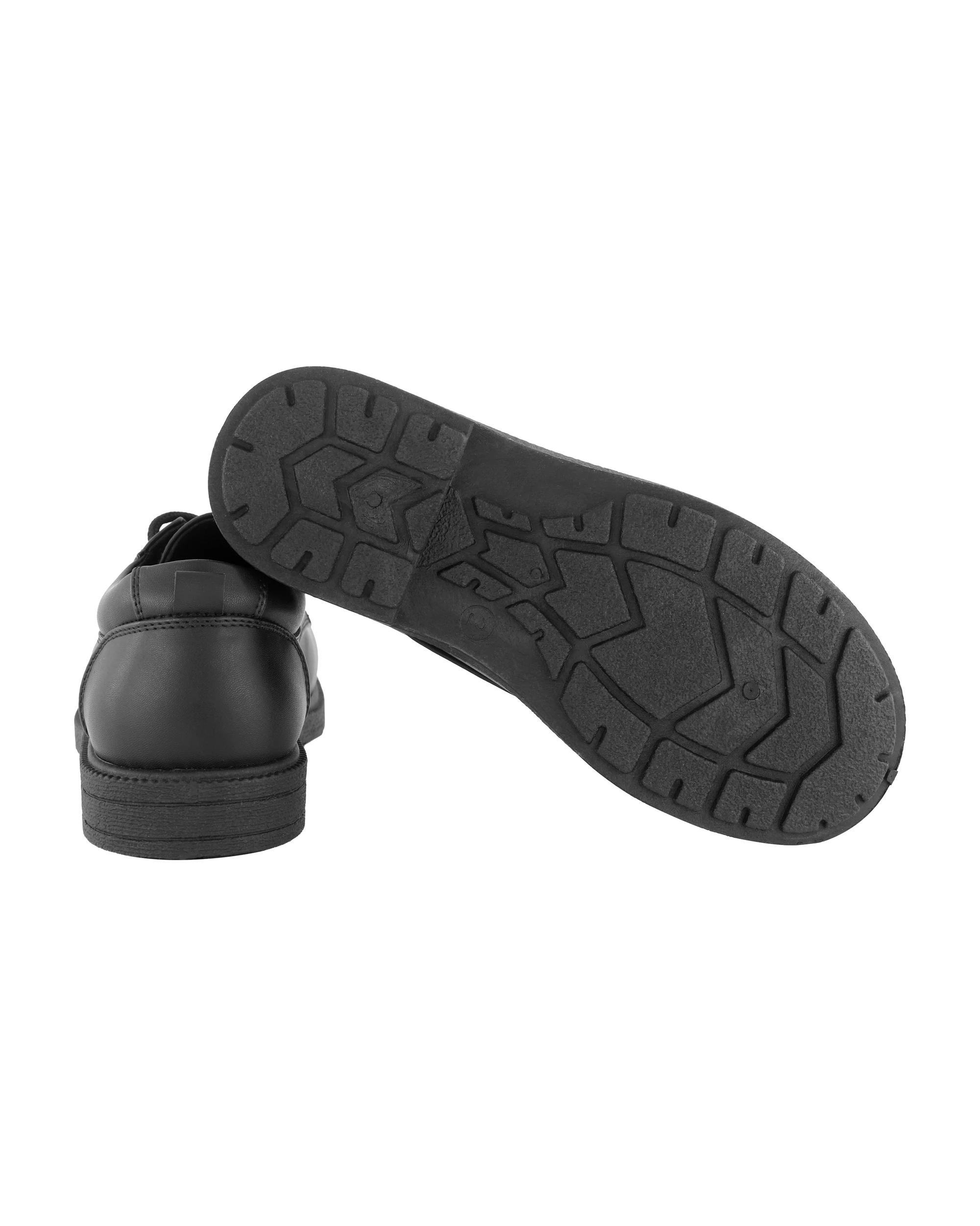 5 Senior School Lace-up Shoes Black, 5 of 5