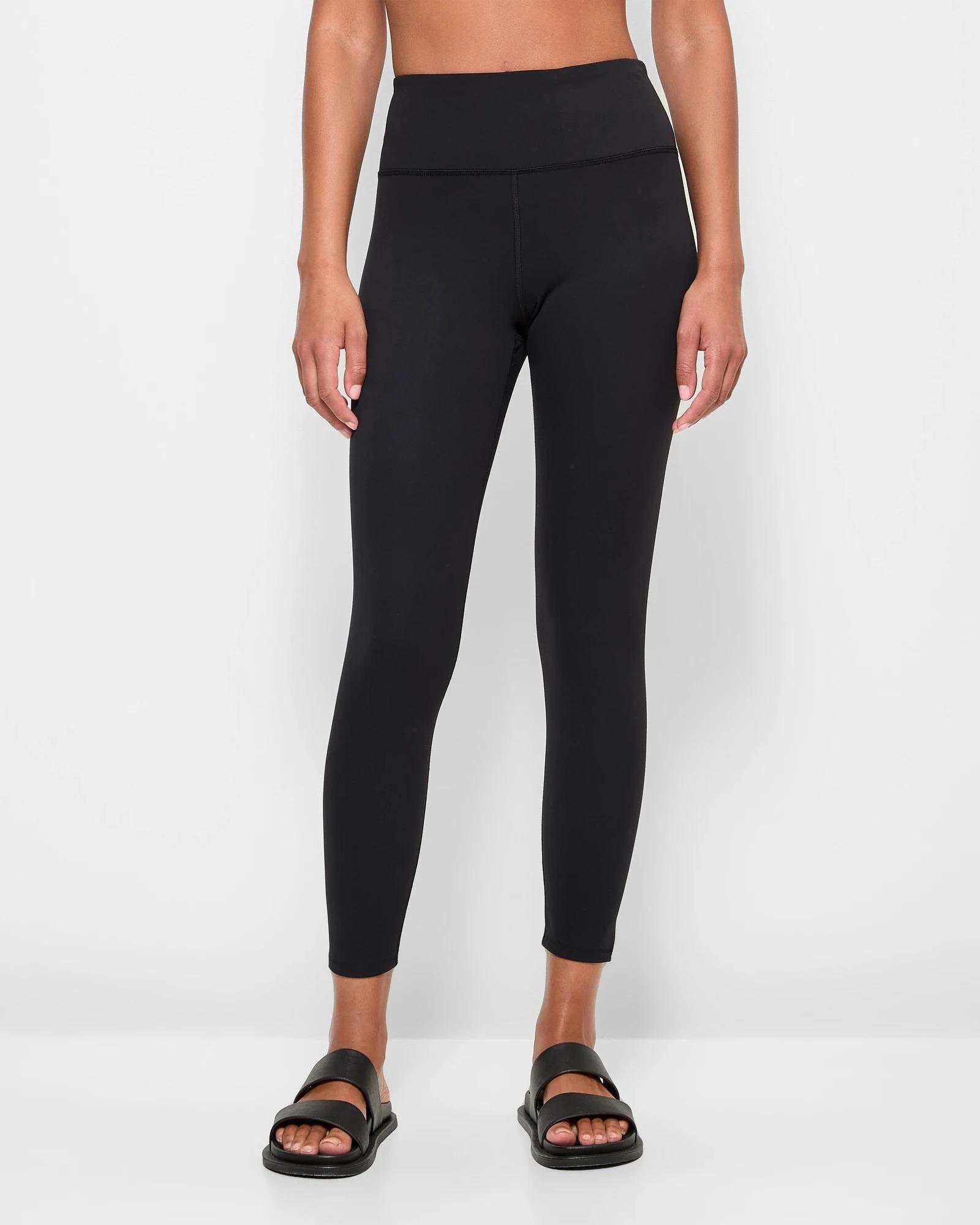 2 Target Active Studio Soft 7/8 Length Tights BLACK, 2 of 5