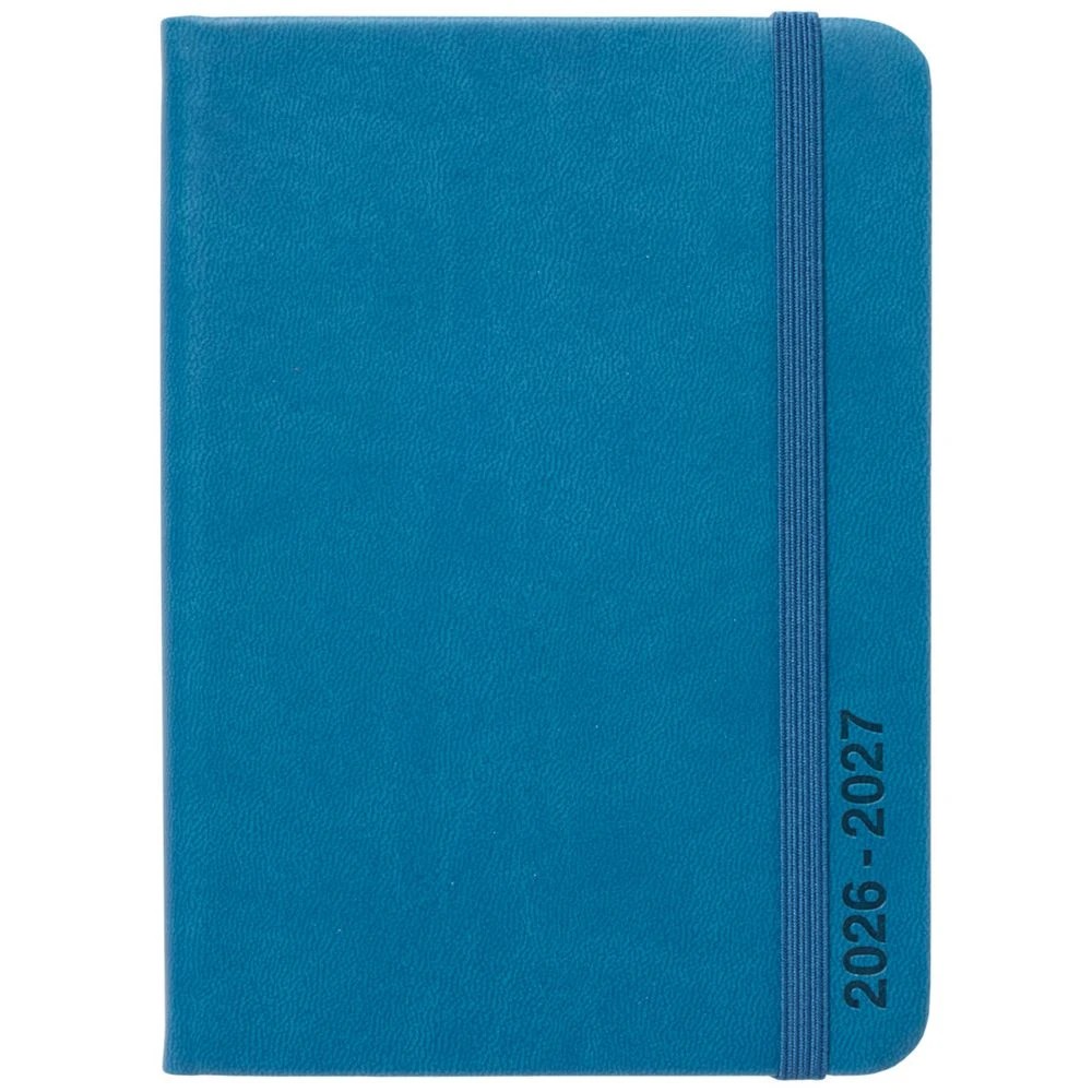 2 J.Burrows A6 Week to View PU FY26/27 Diary Blue, 2 of 6