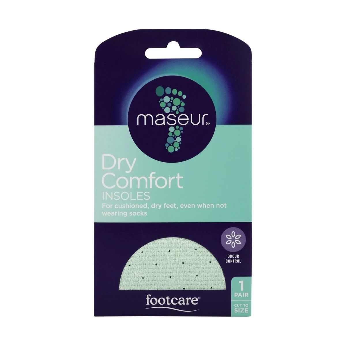 2 Maseur Footcare Dry Comfort Insoles, 2 of 3