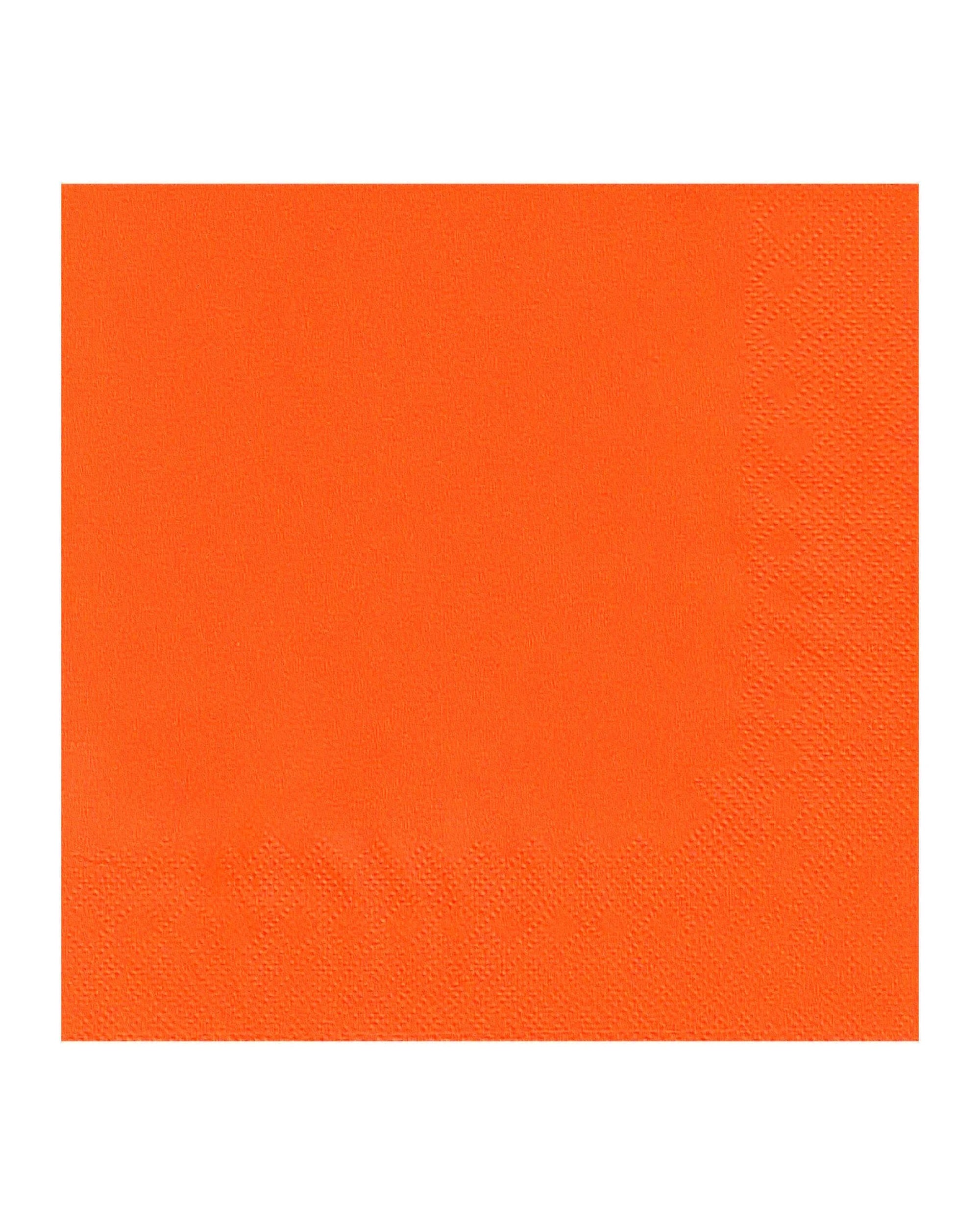 1 Alpen Orange Cocktail Napkins / Serviettes Pack of 50 - Orange, 1 of 1