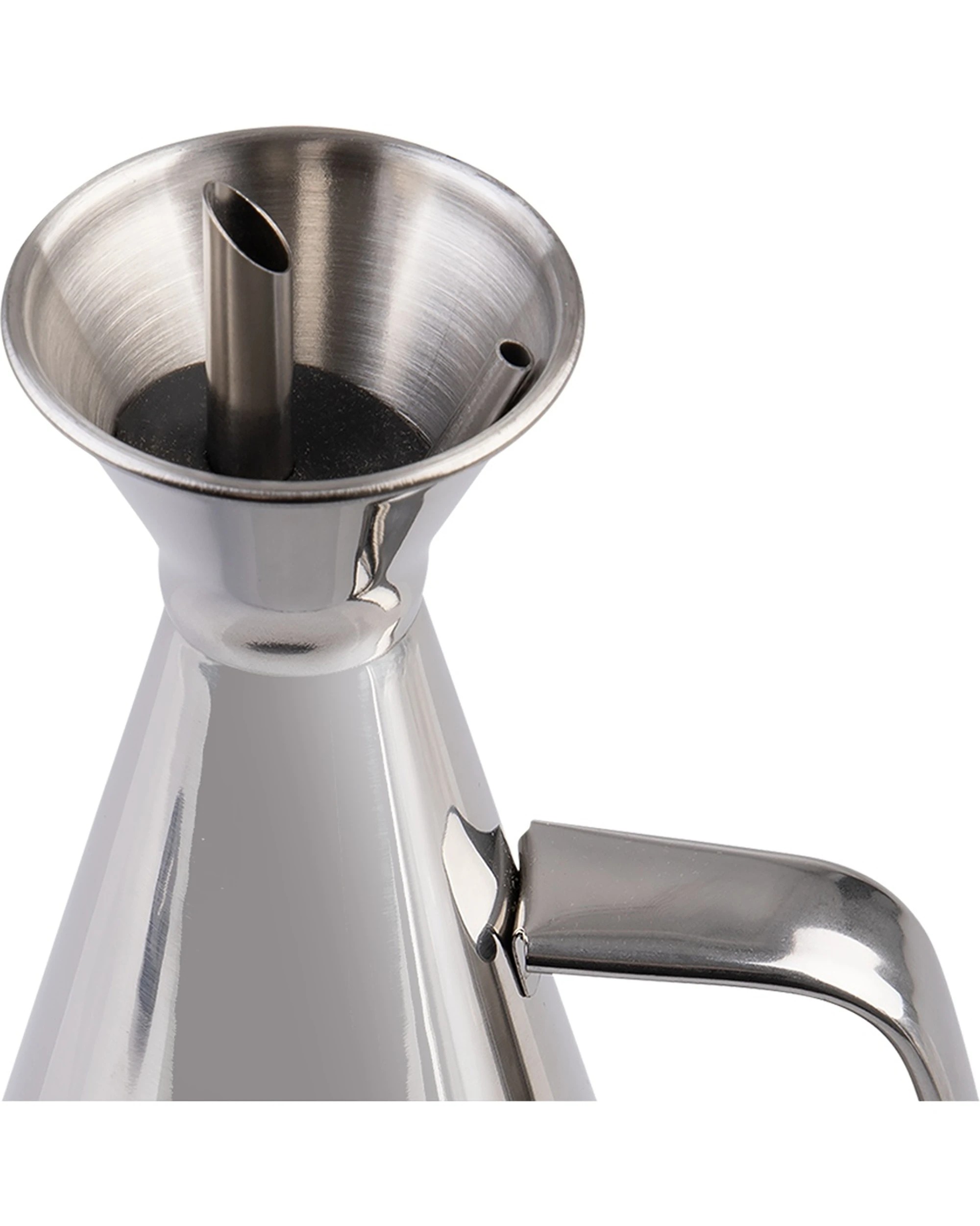 5 Appetito Durable Stainless Steel Oil Can With Vented Spout 750ml - Metallic, 5 of 7