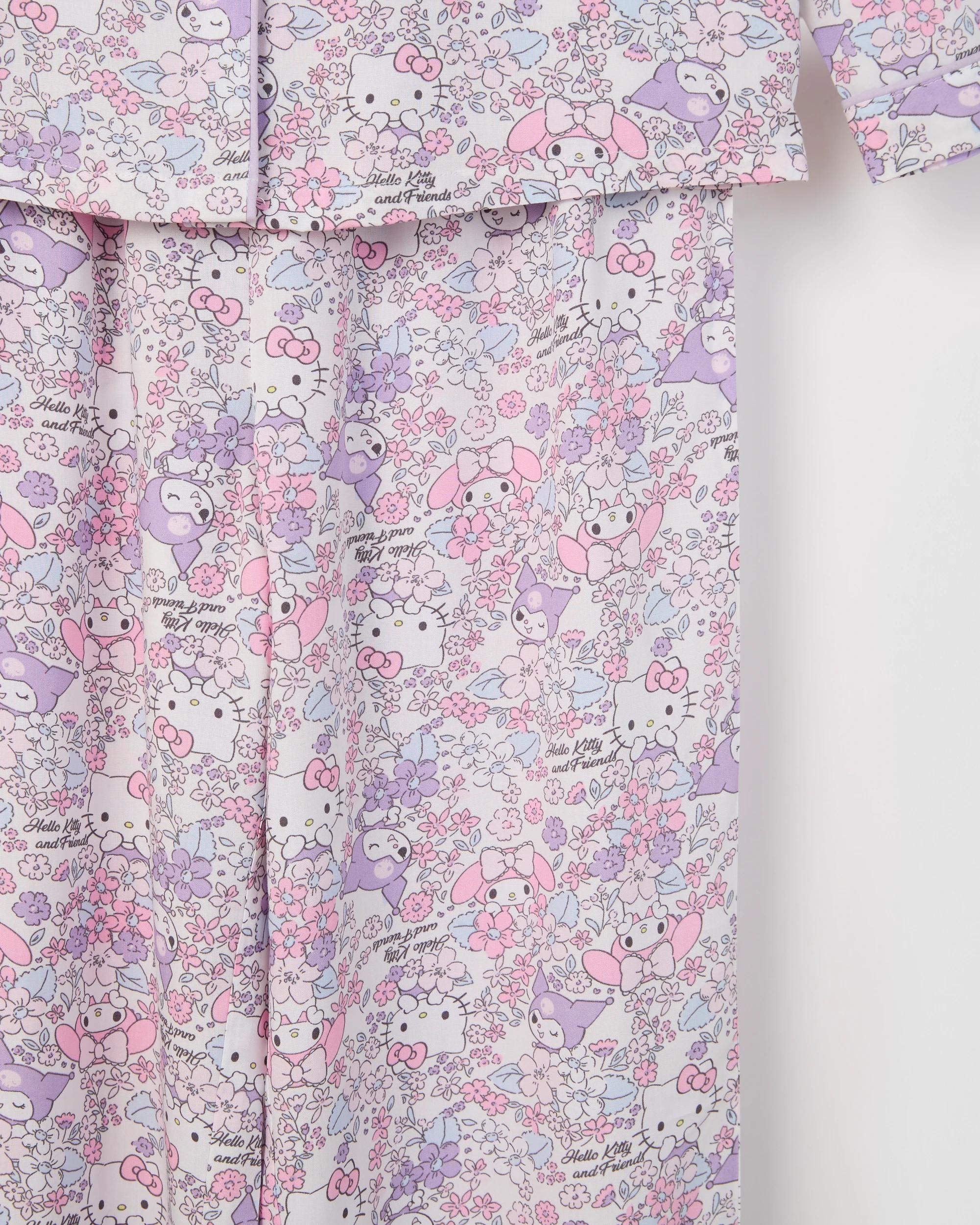 3 Hello Kitty Older Girls Woven Button Through Pyjama Set HELLO KITTY, 3 of 4