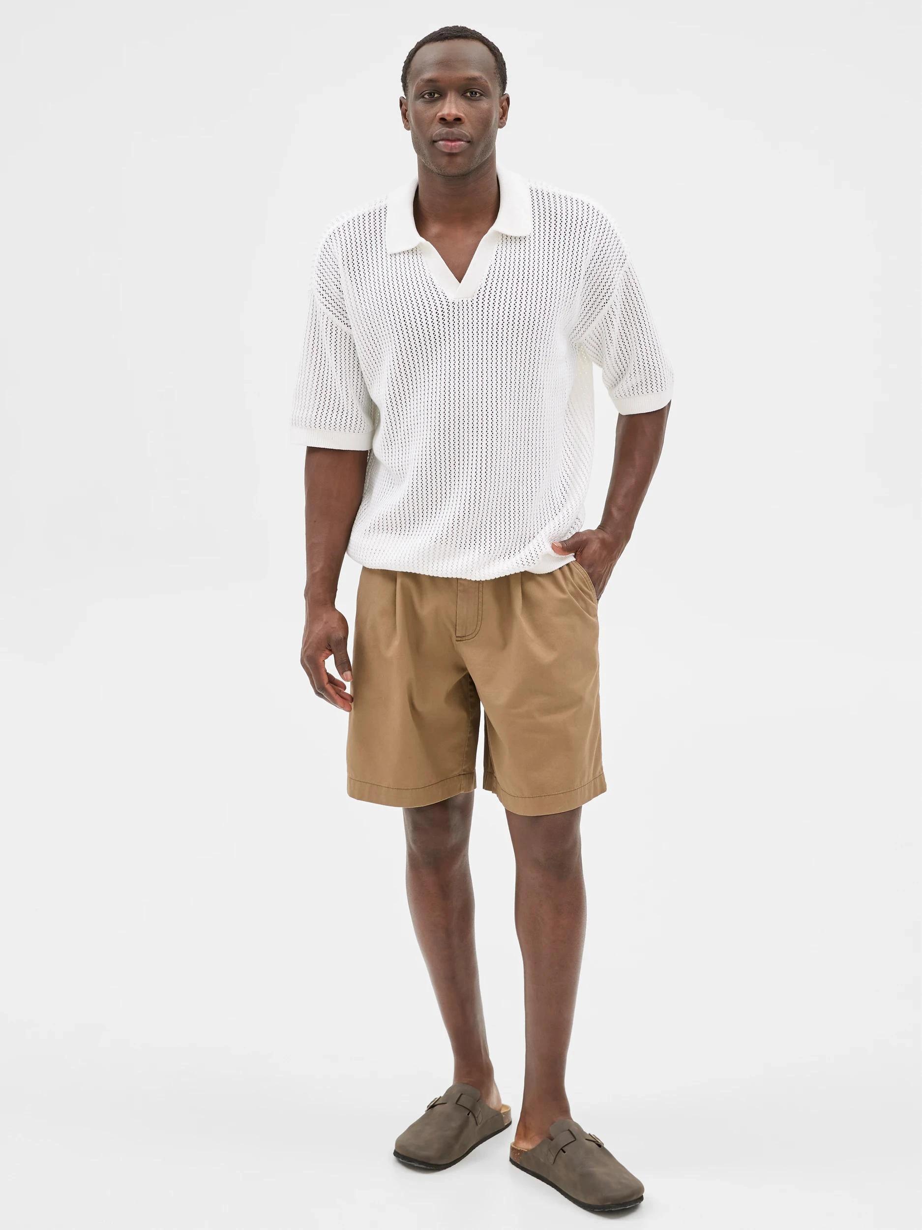 2 Australian Cotton Knit Polo Top - Commons WHITE, 2 of 7