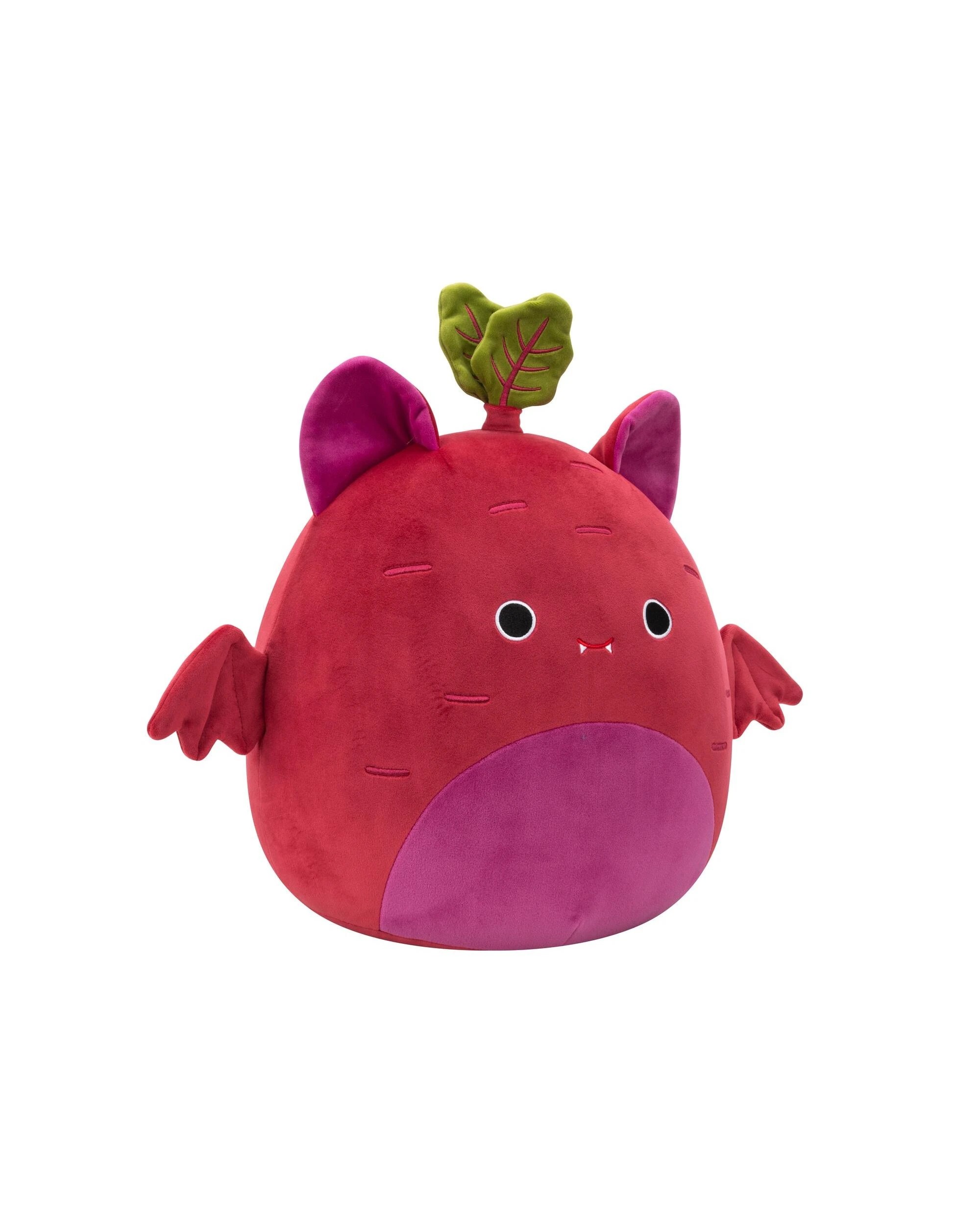 4 Squishmallows Romulus the Beetroot Bat 12 inch Plush, 4 of 5